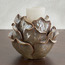 حامل شموع رفيعة بتصميم زهري لامع - دارا - 10 سم-household-decor-candleholdersandlanterns-image-4