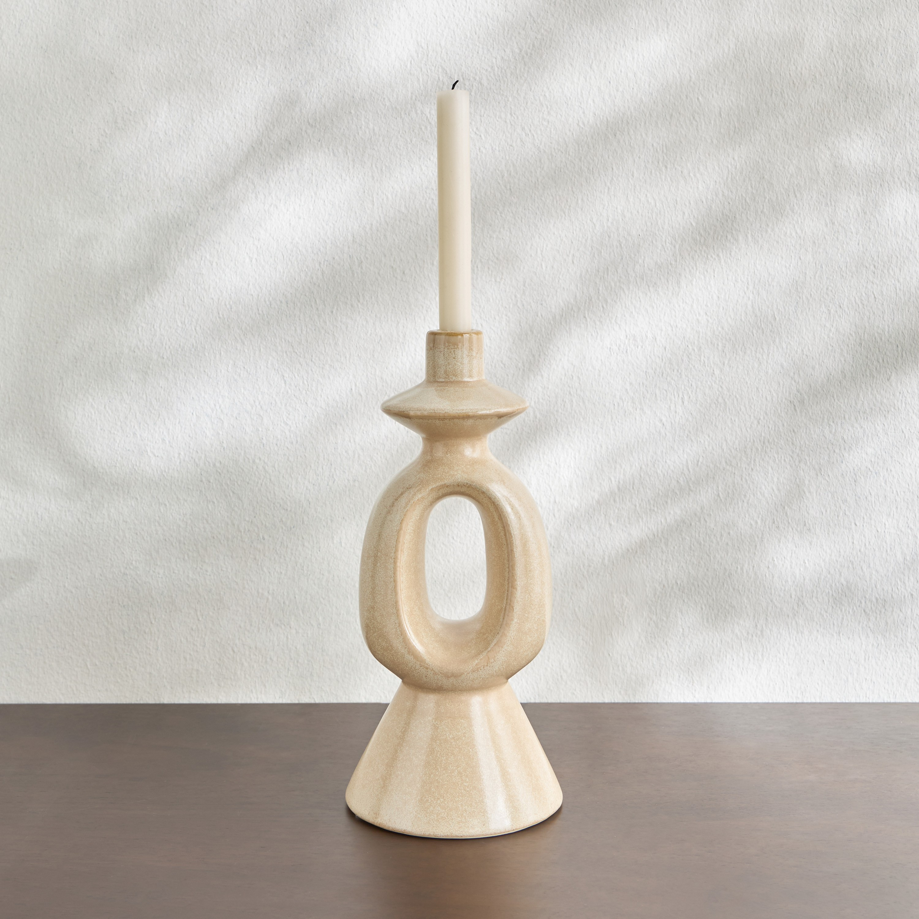 حامل شموع رفيعة سيراميك - ليورا - 30 سم-household-decor-candleholdersandlanterns-image-1