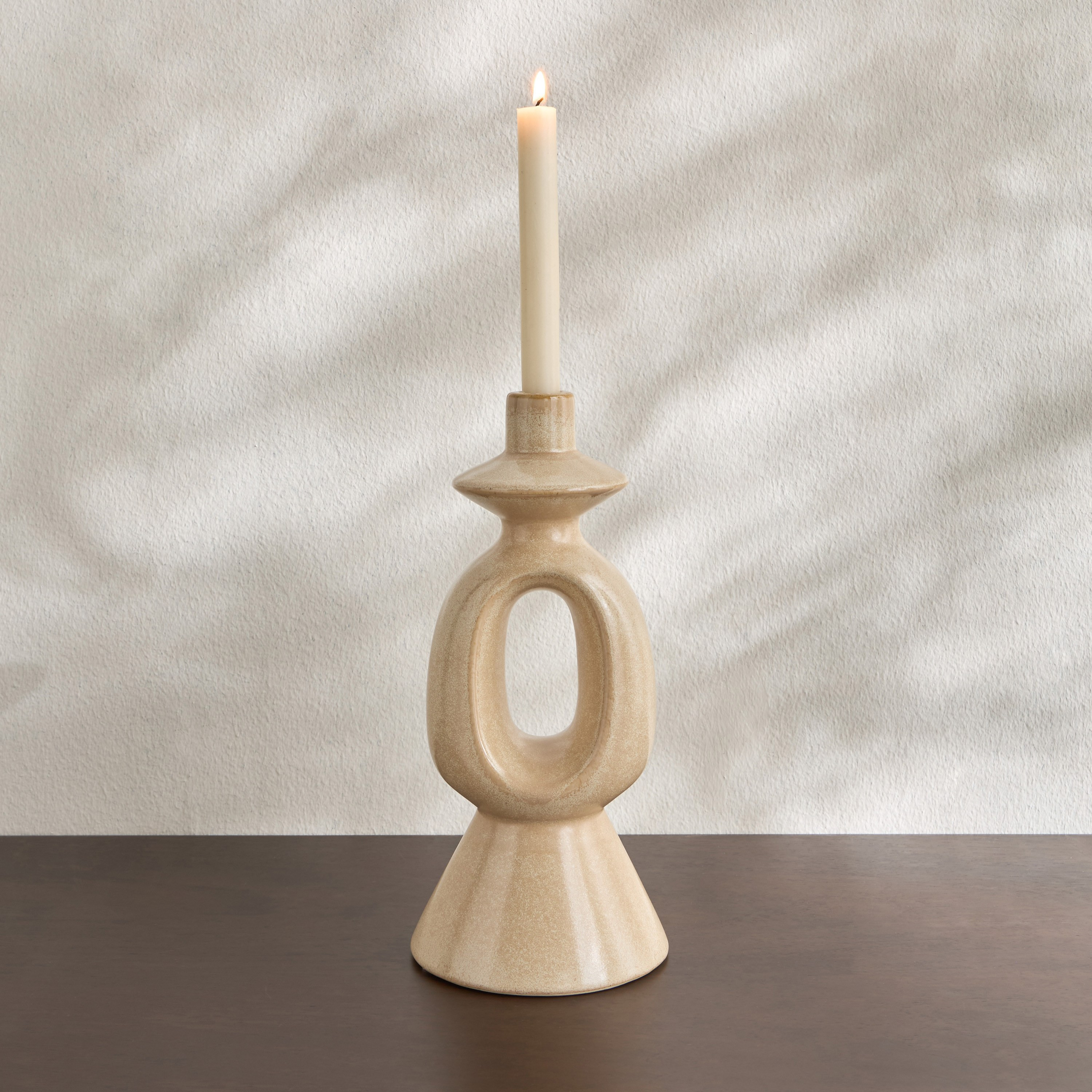 حامل شموع رفيعة سيراميك - ليورا - 30 سم-household-decor-candleholdersandlanterns-image-2