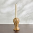 Dara Glazed Taper Candleholder - 13 cm-household-decor-candleholdersandlanterns-image-1