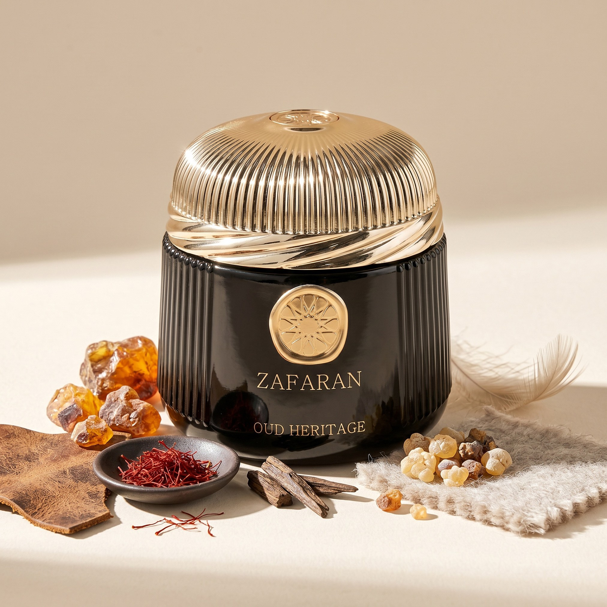 Oud Heritage Zafaran Scented Muattar - 75 gm