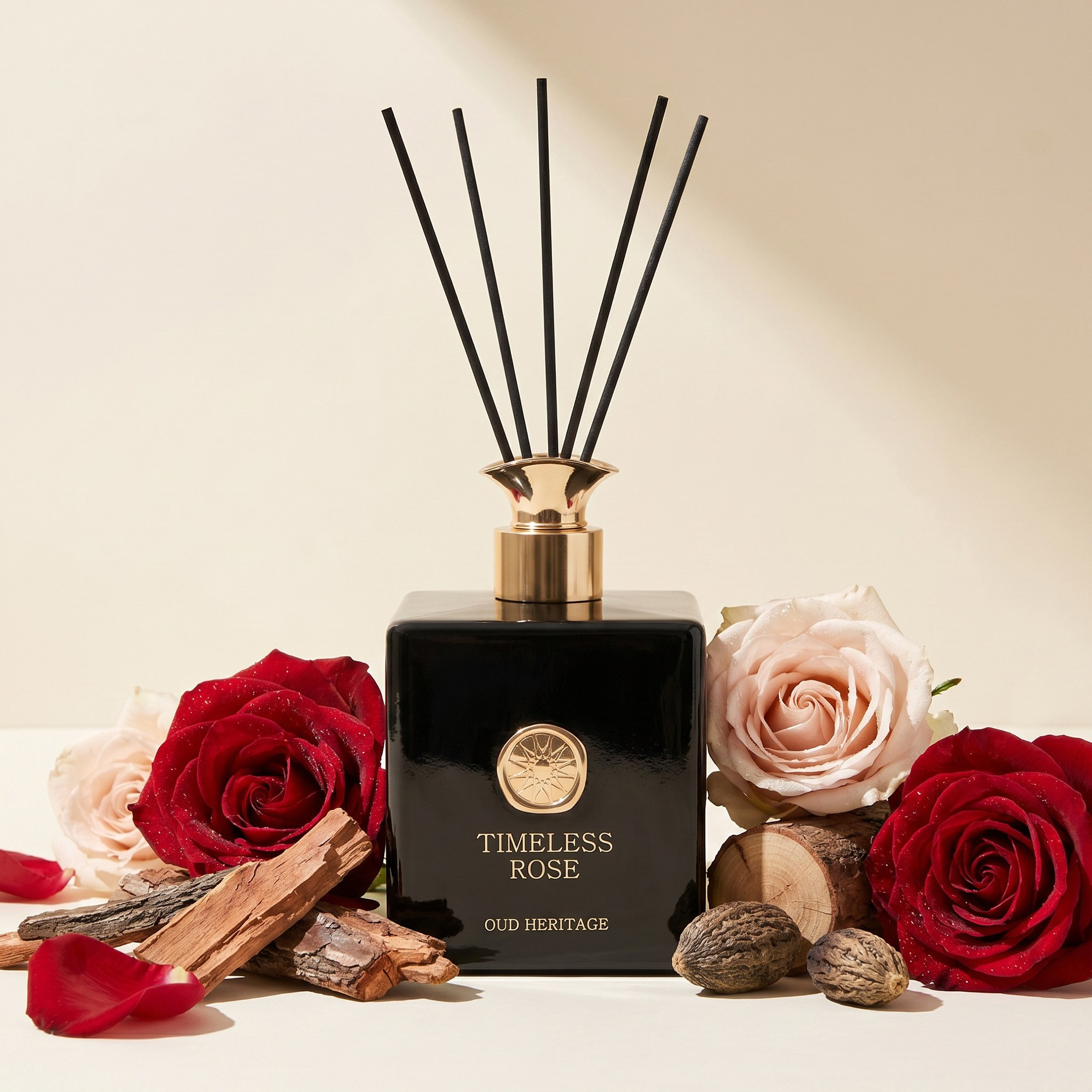 Oud Heritage Timeless Rose Reed Diffuser - 500 ml-household-homefragrance-reeddiffusers-image-3