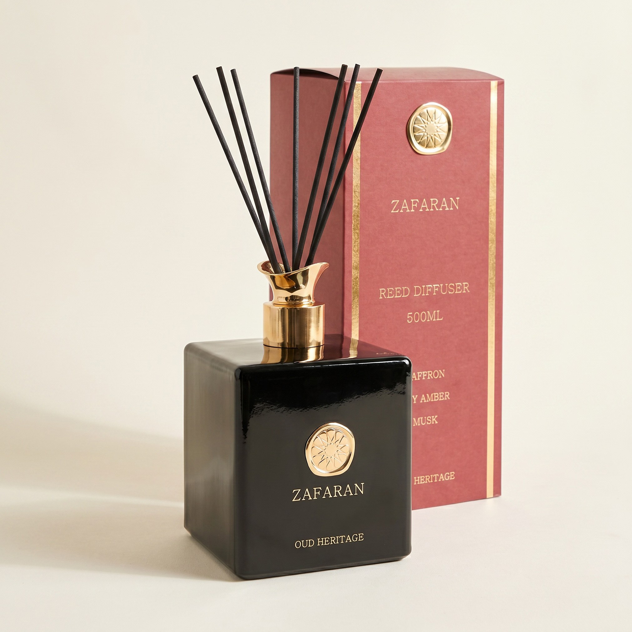 Oud Heritage Zafaran Reed Diffuser - 500 ml-household-homefragrance-reeddiffusers-image-1