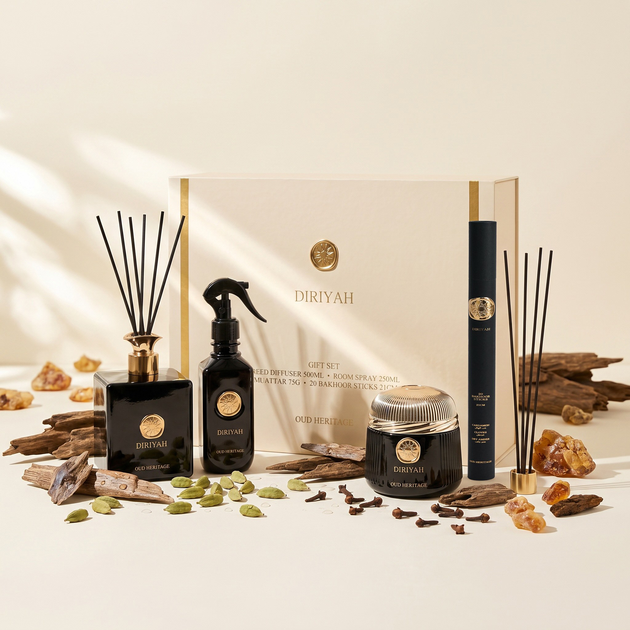Diriyah 4-Piece Oud Heritage Gift Set
