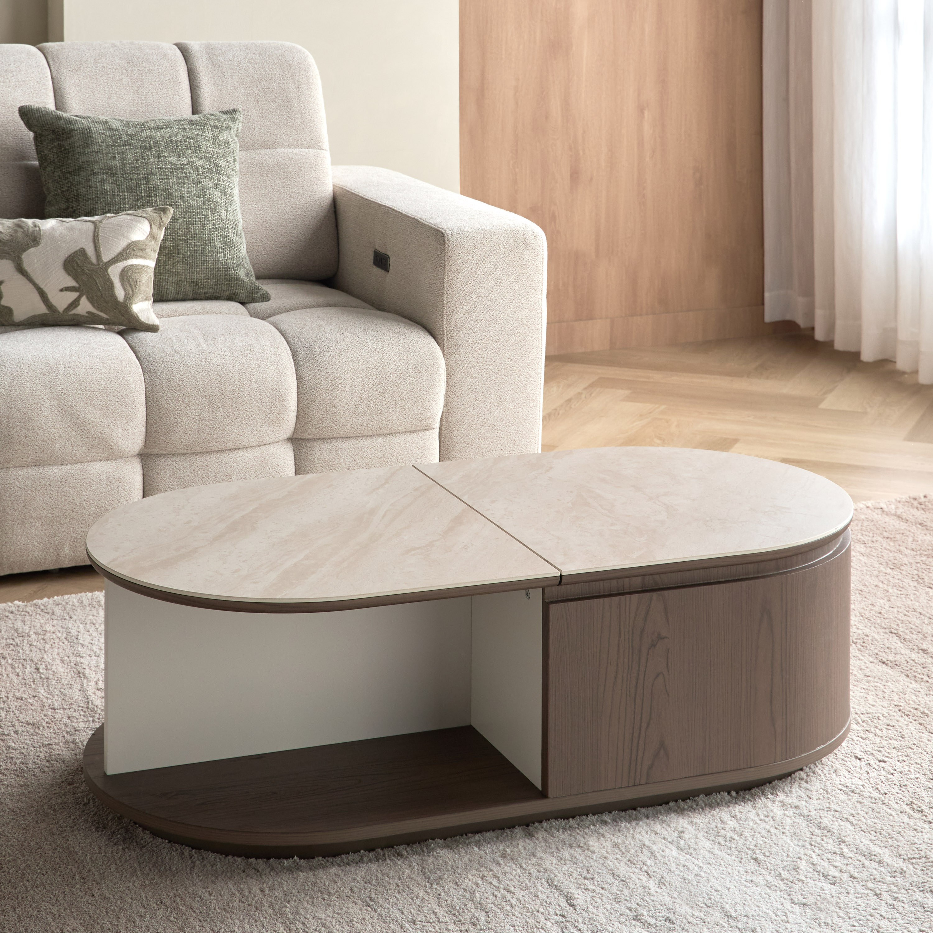 طاولة قهوة بسطح سيراميك قابل للرفع - فيرتو-furniture-livingroom-coffeetables-image-1