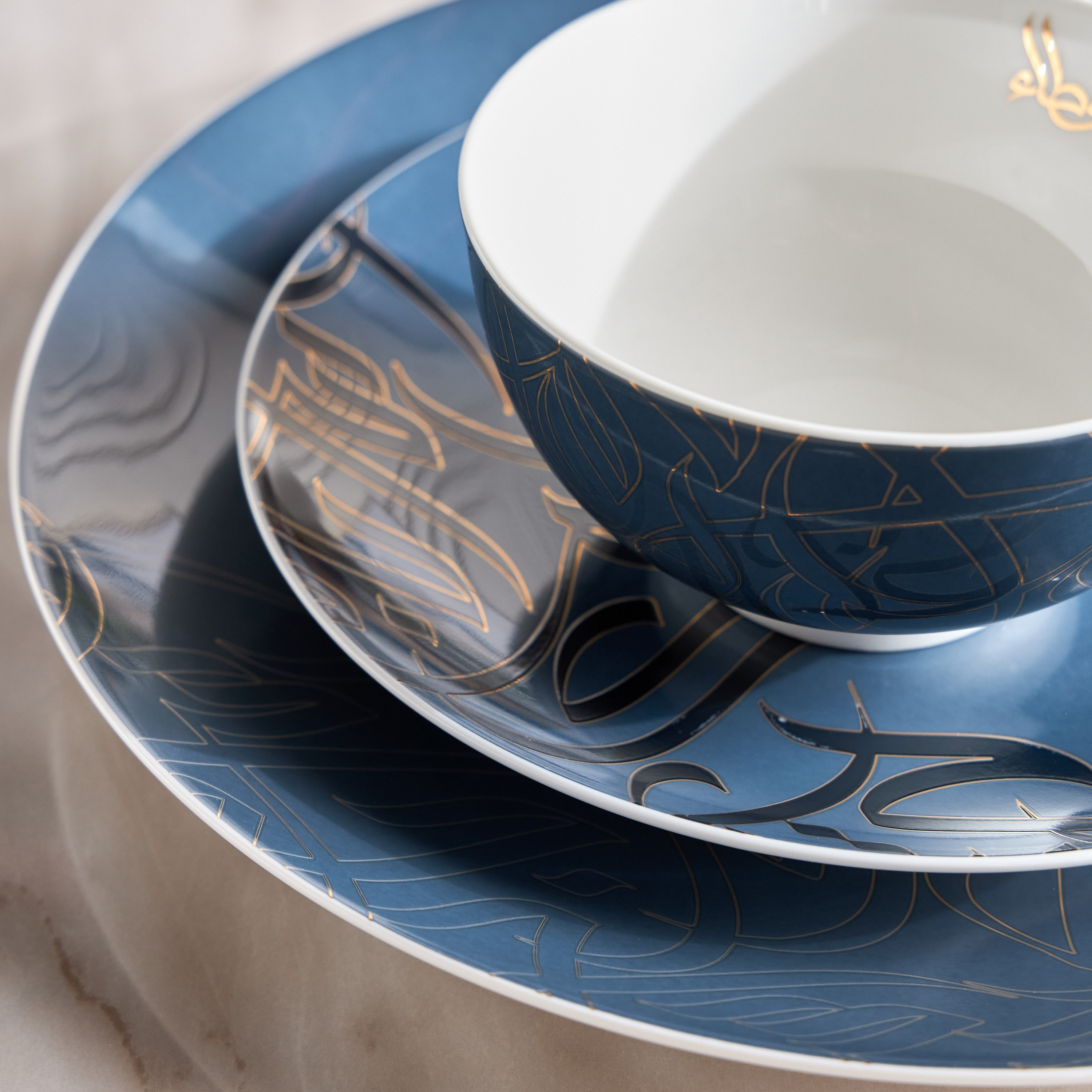 Diaa Allam-Ehsan 18-Piece New Bone China Dinner Set - Serves 6-household-dining-dinnerware-dinnersets-image-5