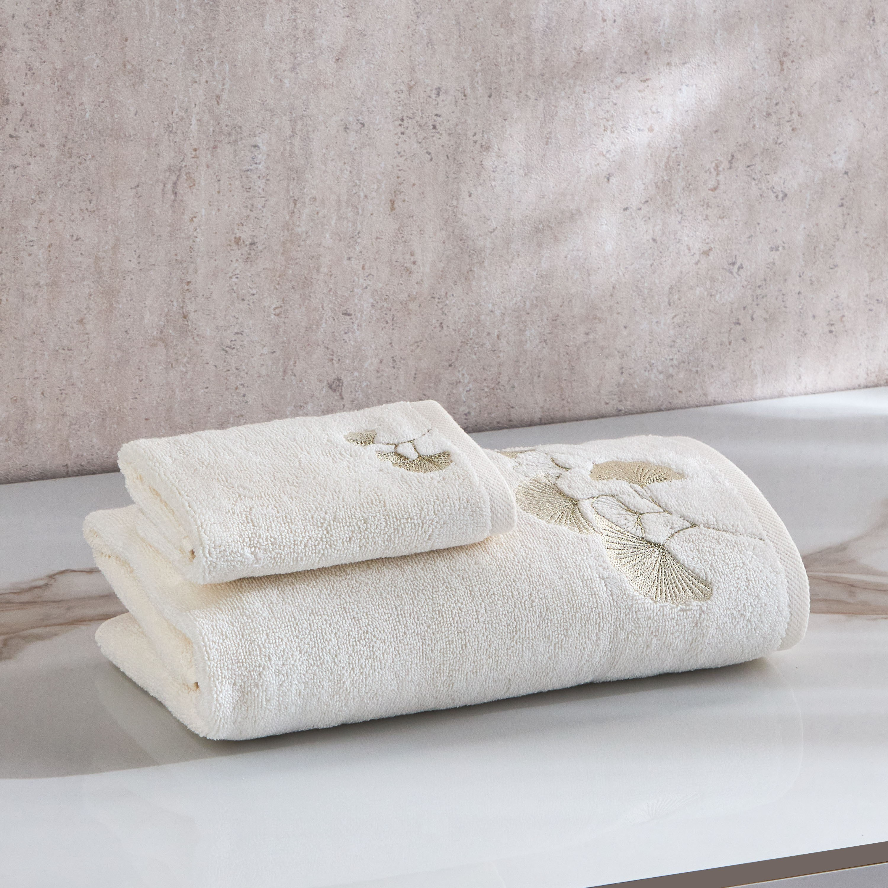 طقم مناشف يد قطن تركي 550 جرام لكل متر مربع 4 قطع - أمورا - 30x30 سم-household-bathandlaundry-bathlinen-towels-image-5