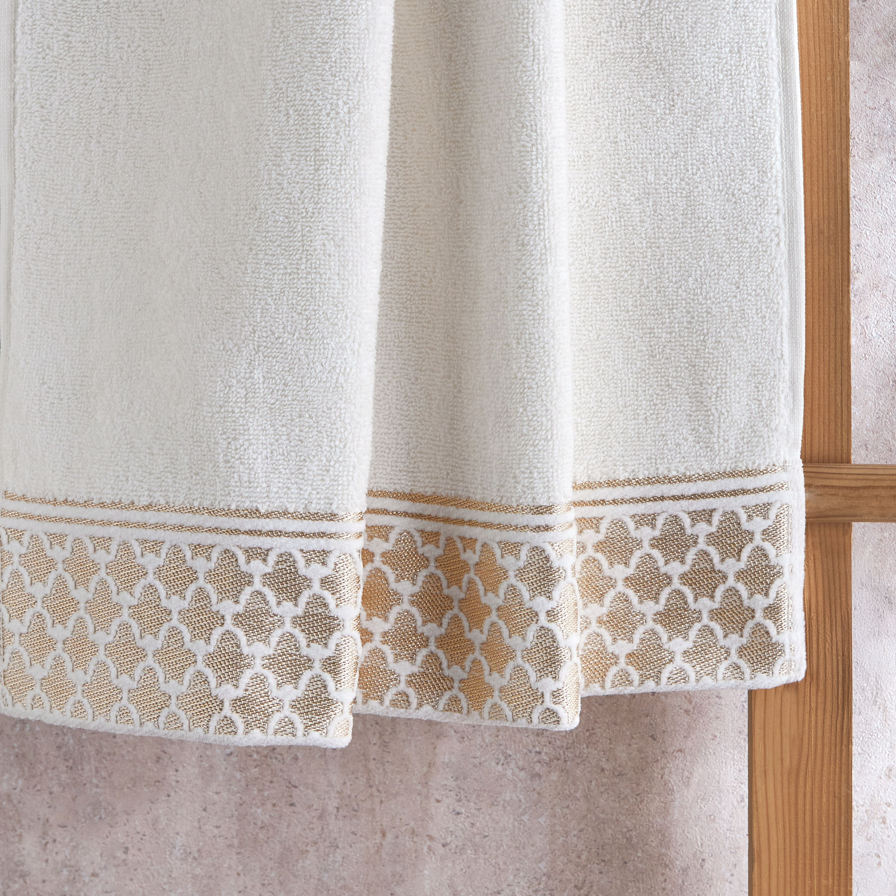 طقم مناشف يد قطن تركي 550 جرام لكل متر مربع قطعتين - ريجنسي - 50x90 سم-household-bathandlaundry-bathlinen-towels-image-3