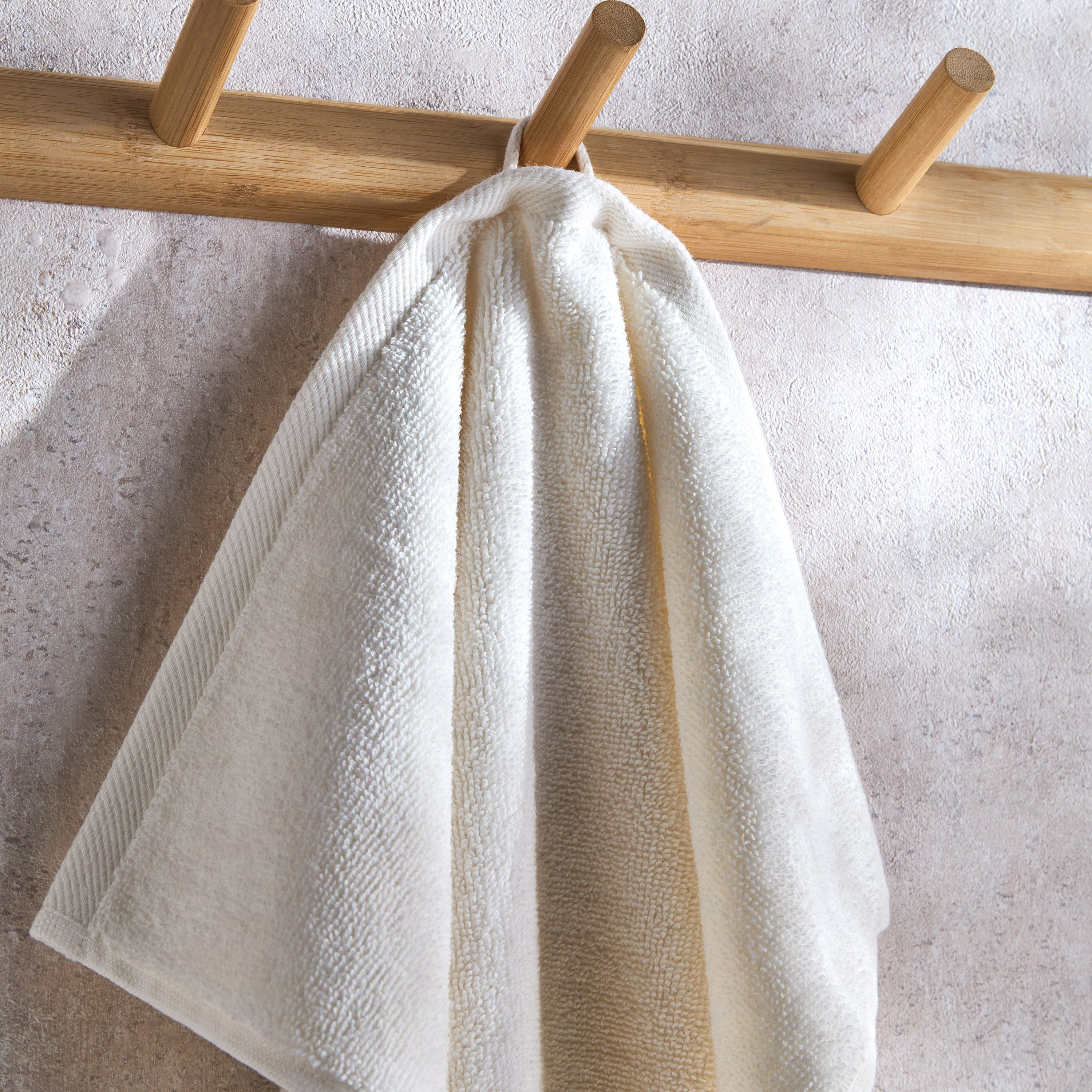 طقم مناشف يد قطن تركي 550 جرام لكل متر مربع قطعتين - ريكو - 50x90 سم-household-bathandlaundry-bathlinen-towels-image-5