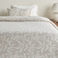 Dini Leafy Cotton Jacquard 4-Piece Full Comforter and Sheet Set - 160x240 cm-household-bedding-comfortersandbedspreads-bedinabag-image-2