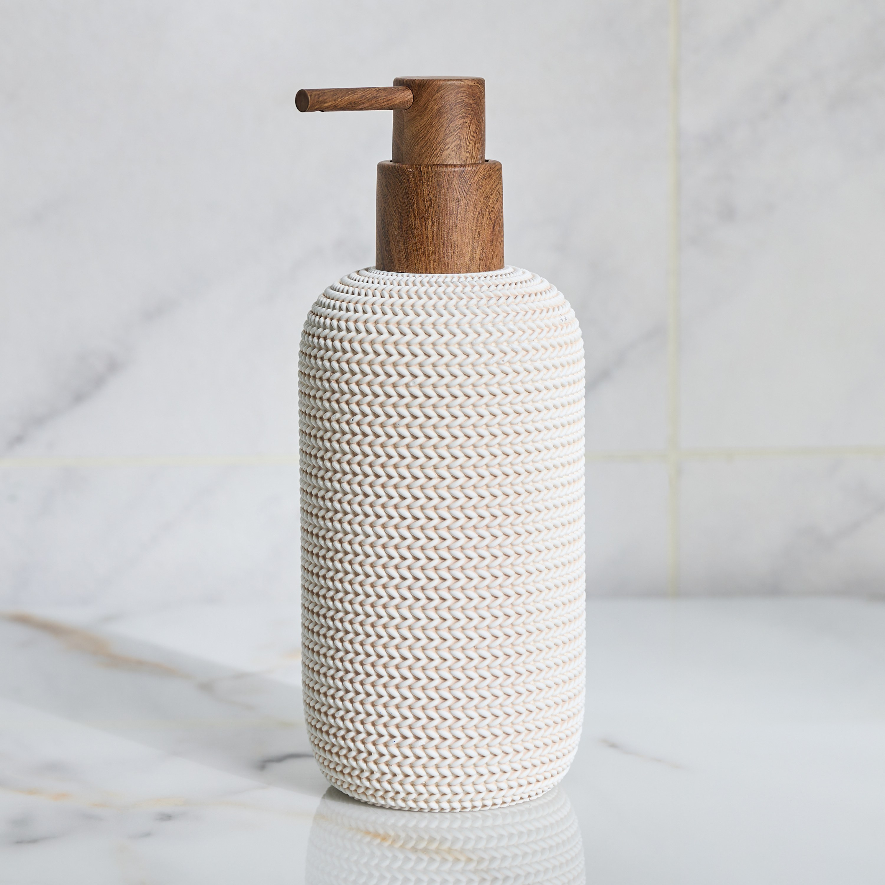 Ruffle Soap Dispenser-household-bathandlaundry-bathaccessories-soapdishesanddispensers-image-1