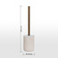 حامل فرشاة مرحاض بتصميم كشكش-household-bathandlaundry-bathaccessories-toiletbrushholders-image-1