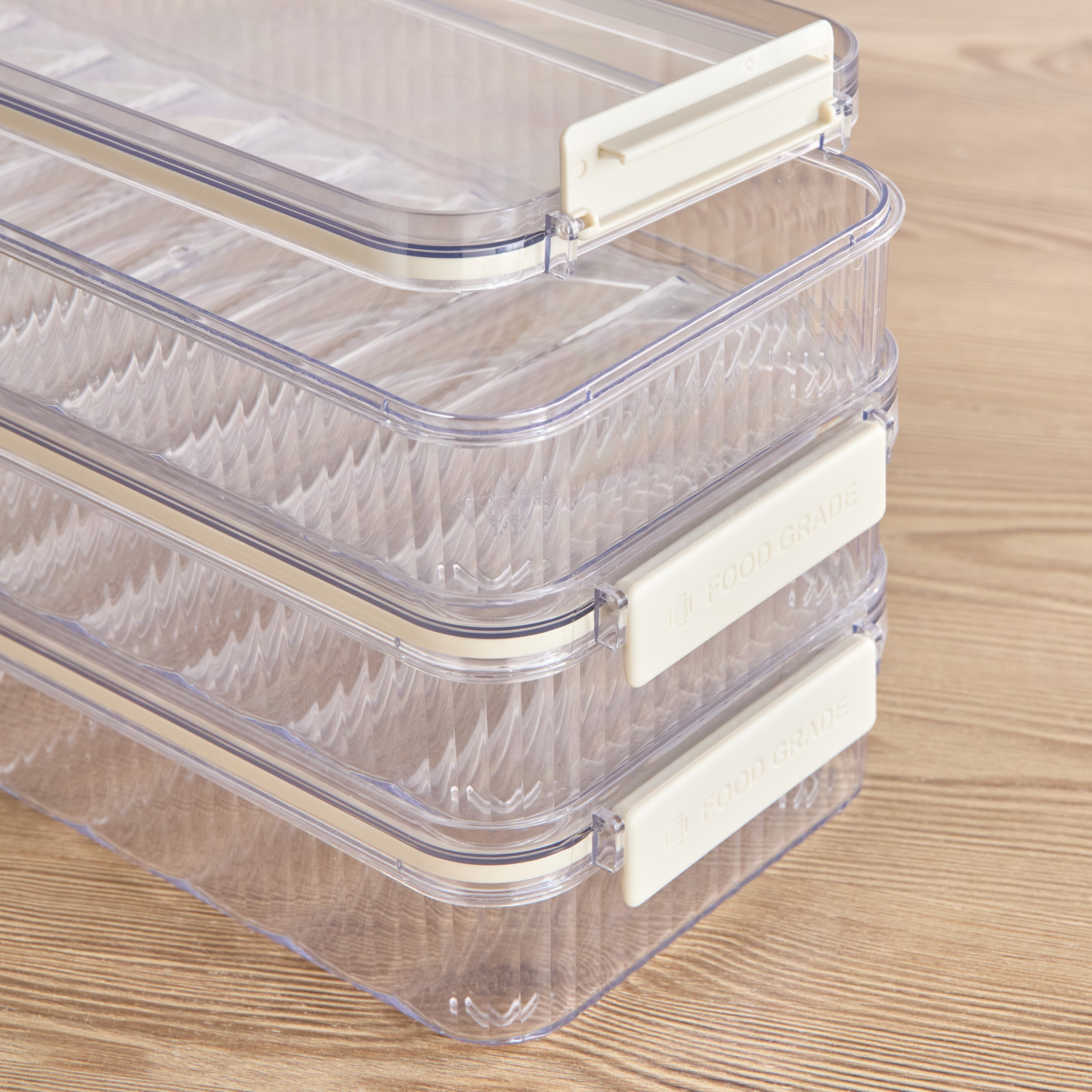 طقم حاويات تخزين طعام قابلة للتكديس 3 قطع - فازو - 1.5 لتر-household-kitchen-foodstorage-pantryandstorage-image-4