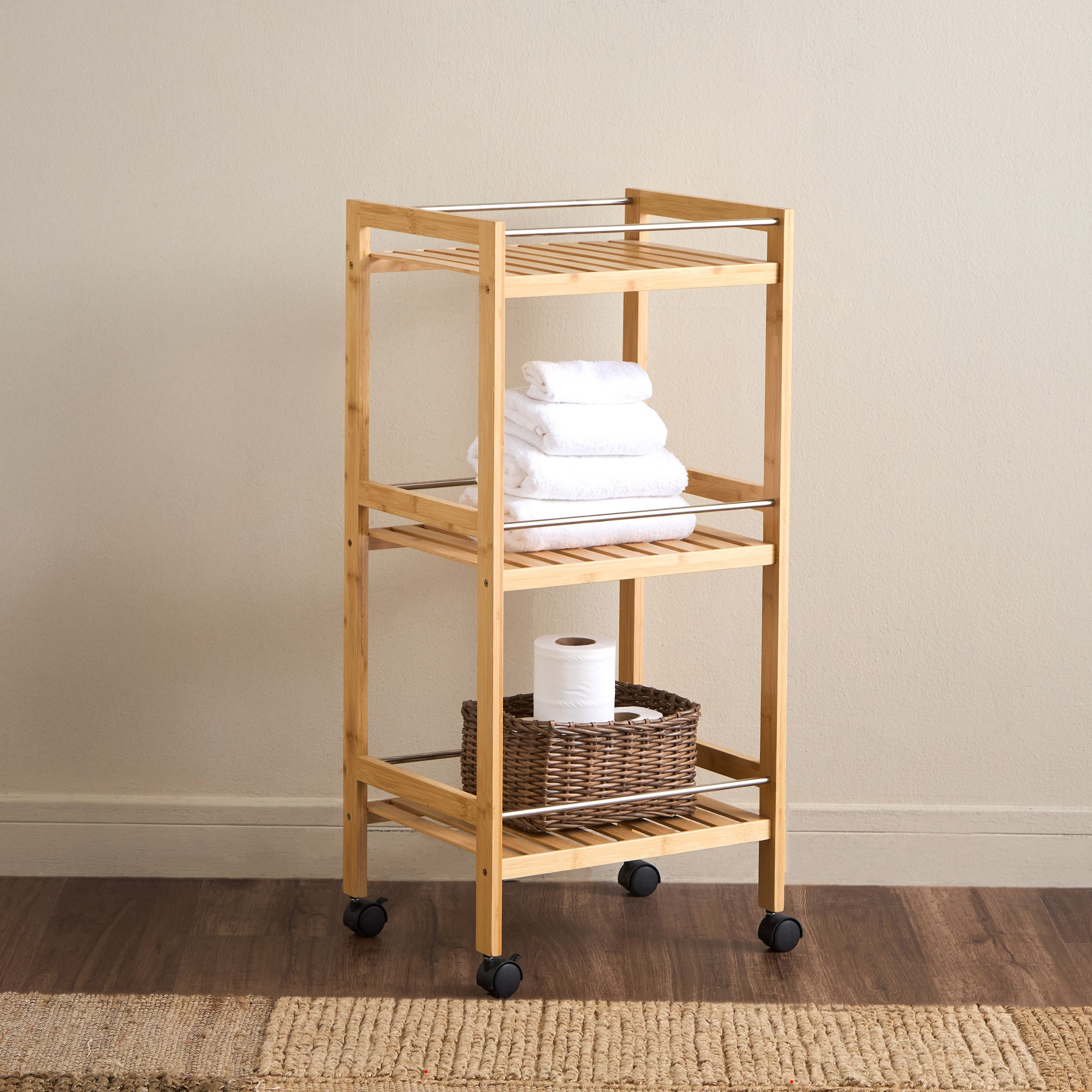 Daniel 3-Tier Storage Trolley-household-bathandlaundry-bathroomorganizing-bathroomracksandtrolleys-image-1
