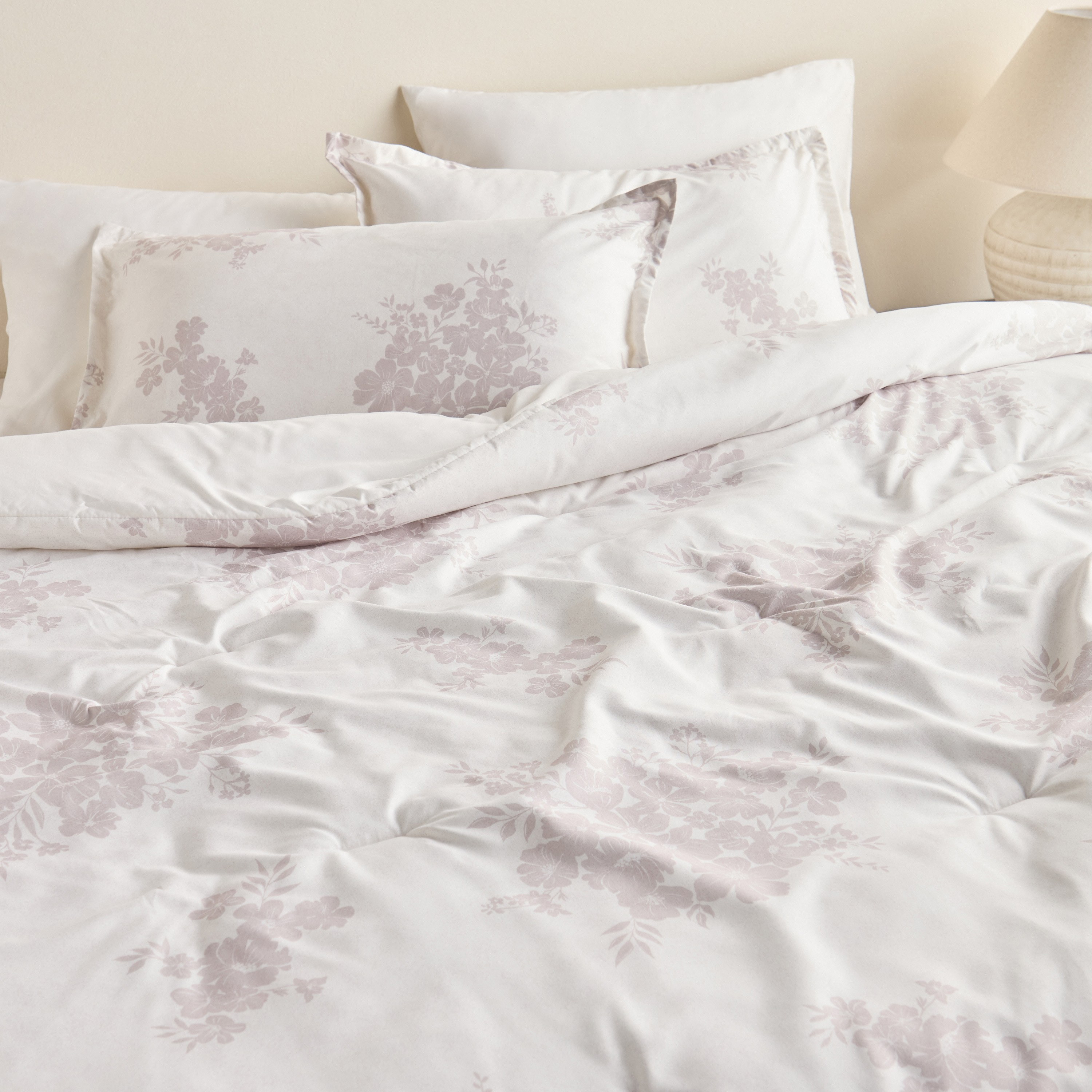 Aria Floral Printed 4-Piece Full Comforter and Sheet Set - 160x240 cm-household-bedding-comfortersandbedspreads-bedinabag-image-7