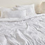 طقم لحاف وشرشف كينج بطبعات زهور 6 قطع - نيلا - 220x240 سم-household-bedding-comfortersandbedspreads-bedinabag-image-1