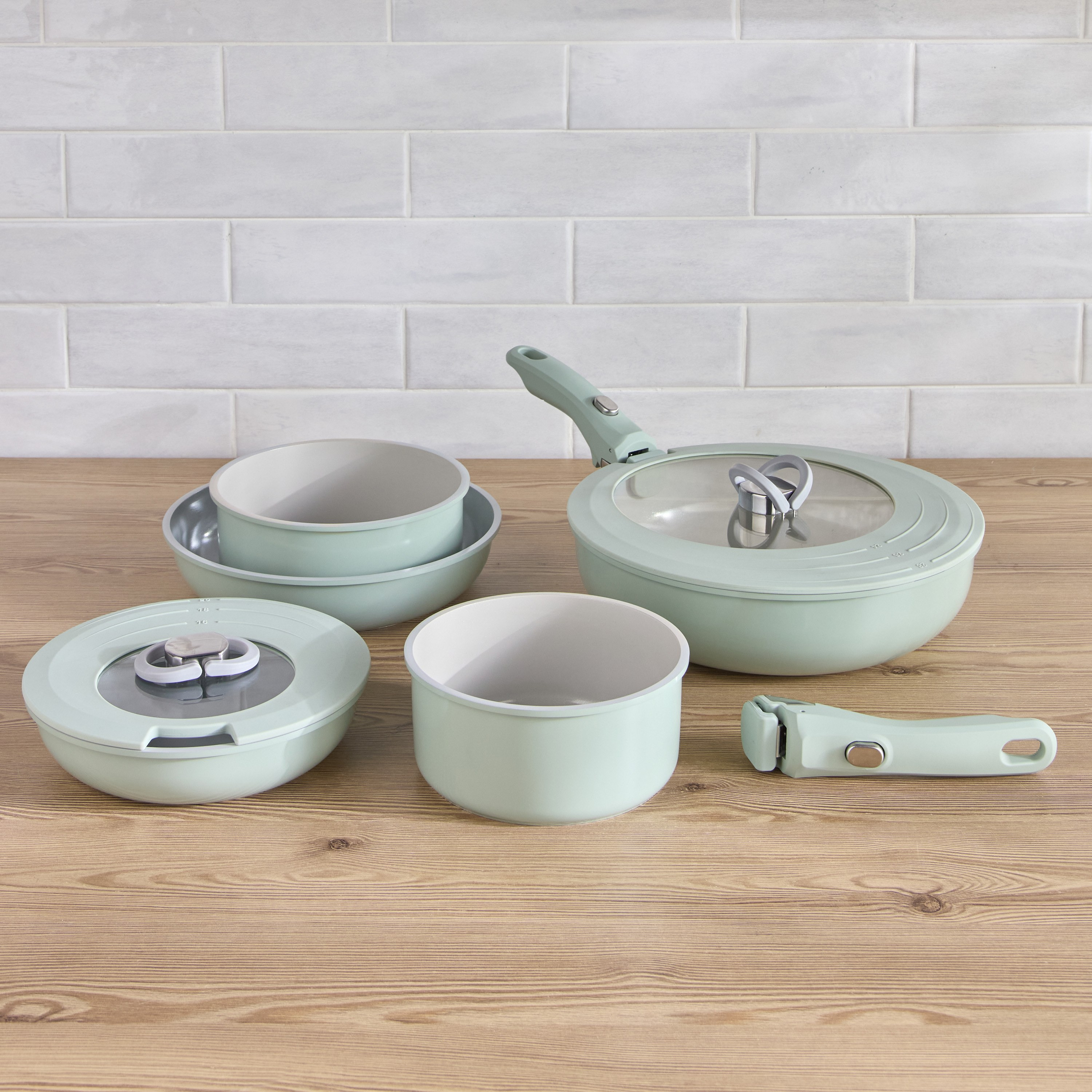 طقم أواني طهي بقاعدة حث ألومنيوم 9 قطع - إلارا-household-kitchen-cookware-cookwareandsets-image-1