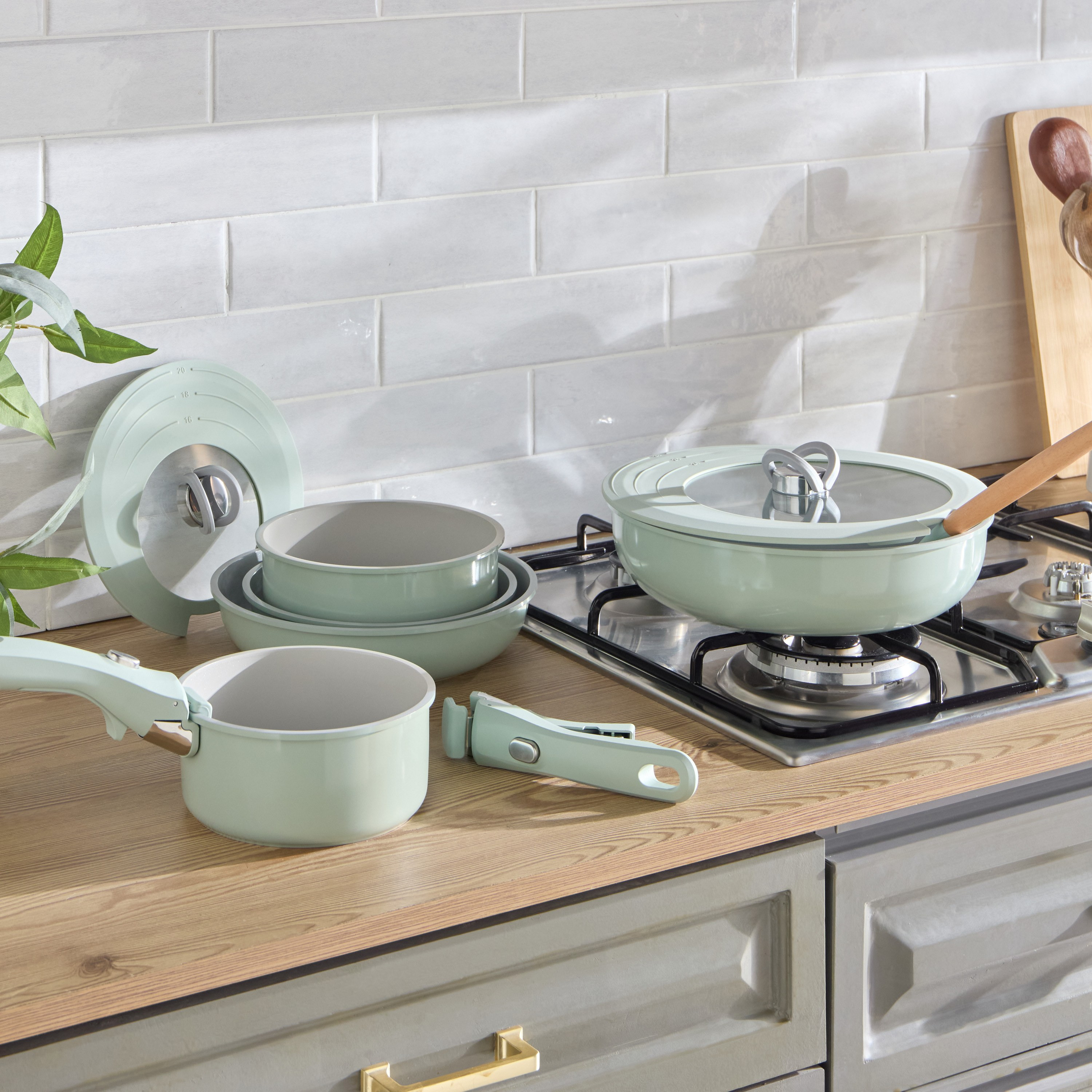 طقم أواني طهي بقاعدة حث ألومنيوم 9 قطع - إلارا-household-kitchen-cookware-cookwareandsets-image-5