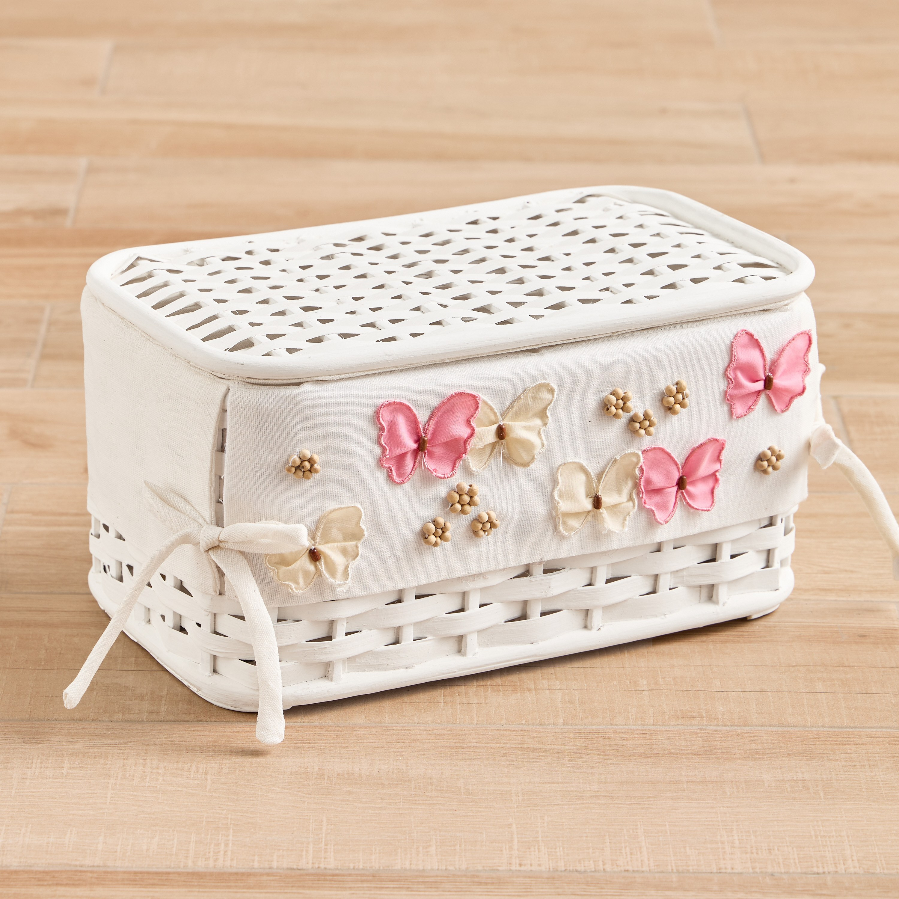 سلة تخزين روطان ثلاثية الأبعاد بطبعات فراشة - كانديس-babyandkids-bathandstorage-storage-binsandbaskets-image-1