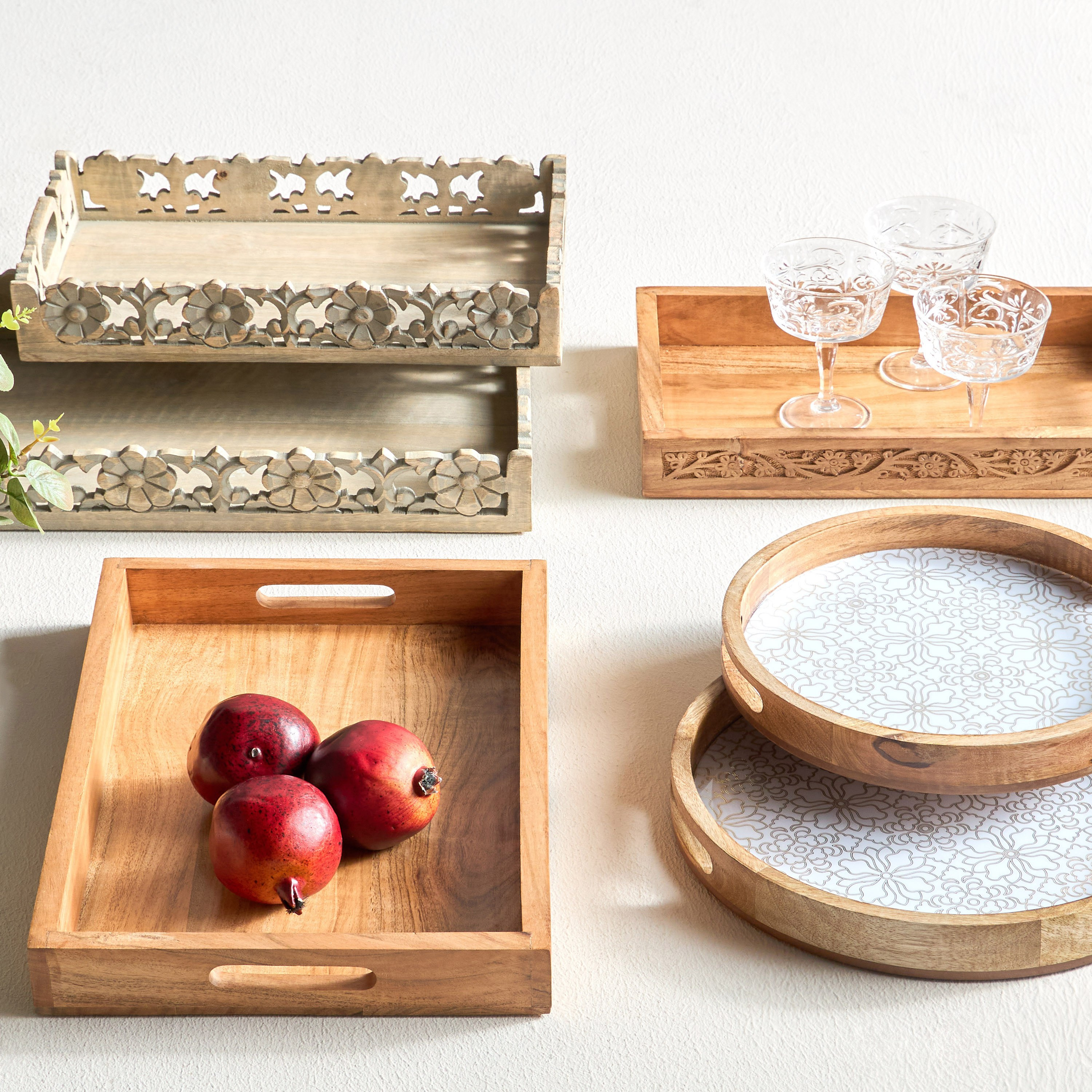 Tiara Wooden Serving Tray-household-dining-serveware-servingtrays-image-3