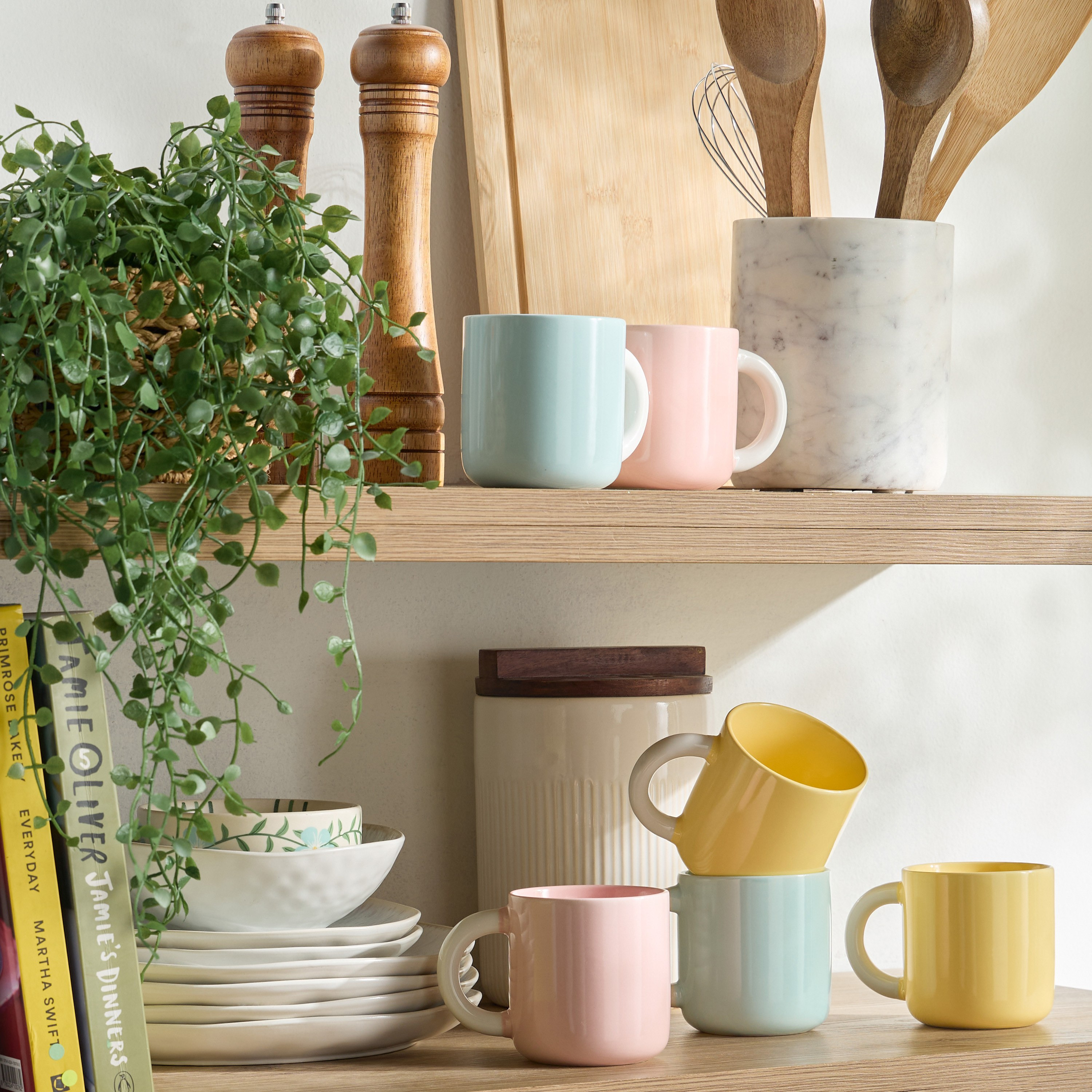 Avalynn 6-Piece New Bone China Mug Set - 350 ml-household-dining-teaandcoffee-mugsandcups-image-4