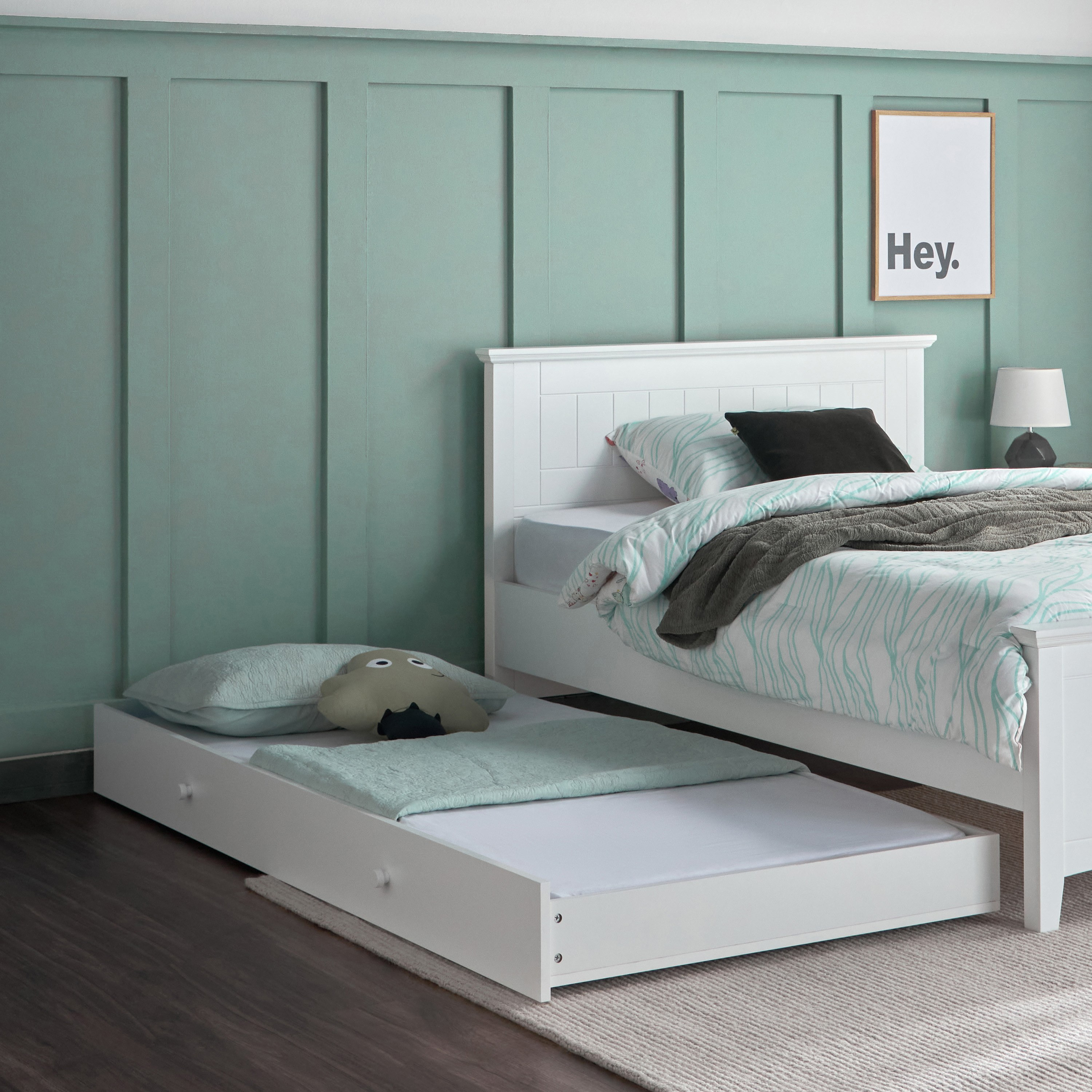 سرير سحب - تايلور - 90x190 سم-babyandkids-kidsbeds-trundlesandunderbeds-image-1