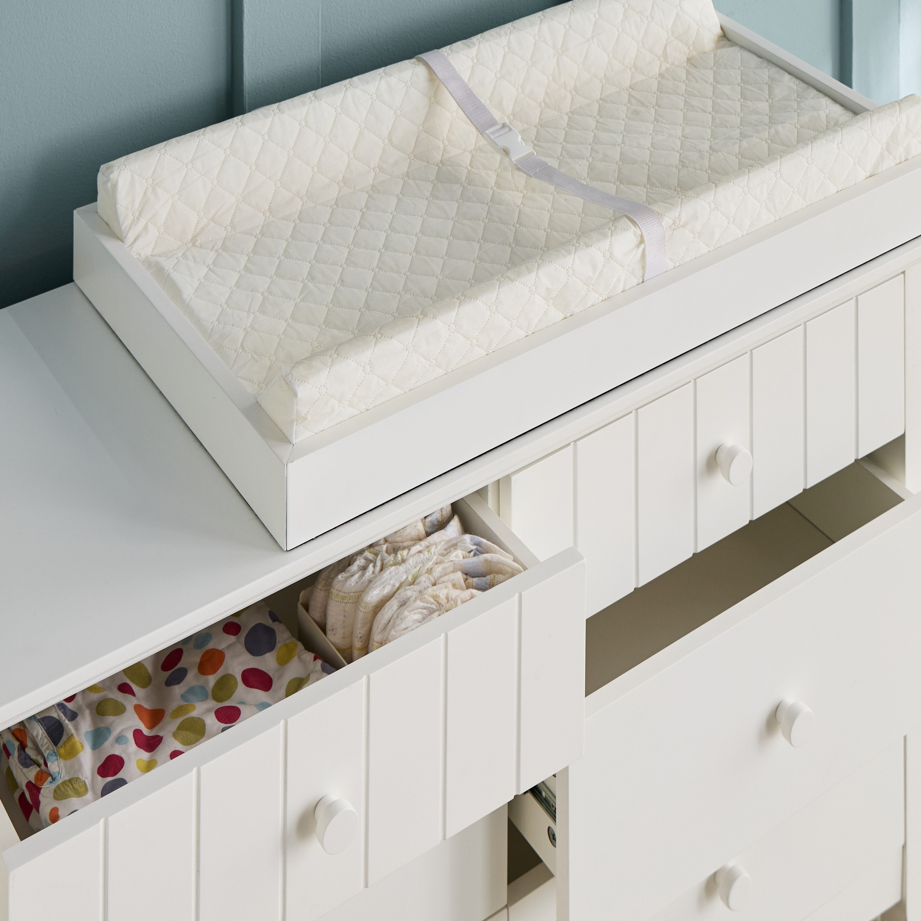تسريحة 6 أدراج مع مساحة تغيير - تايلور-baby-nursery-furniture-changingtables-image-5