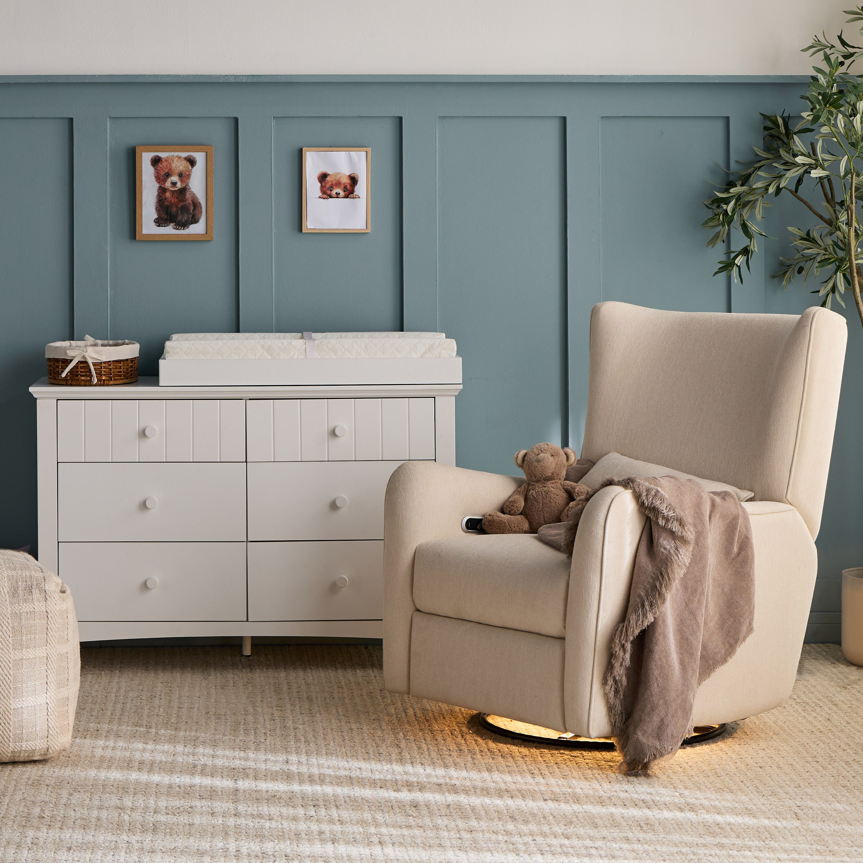 تسريحة 6 أدراج مع مساحة تغيير - تايلور-baby-nursery-furniture-changingtables-image-8