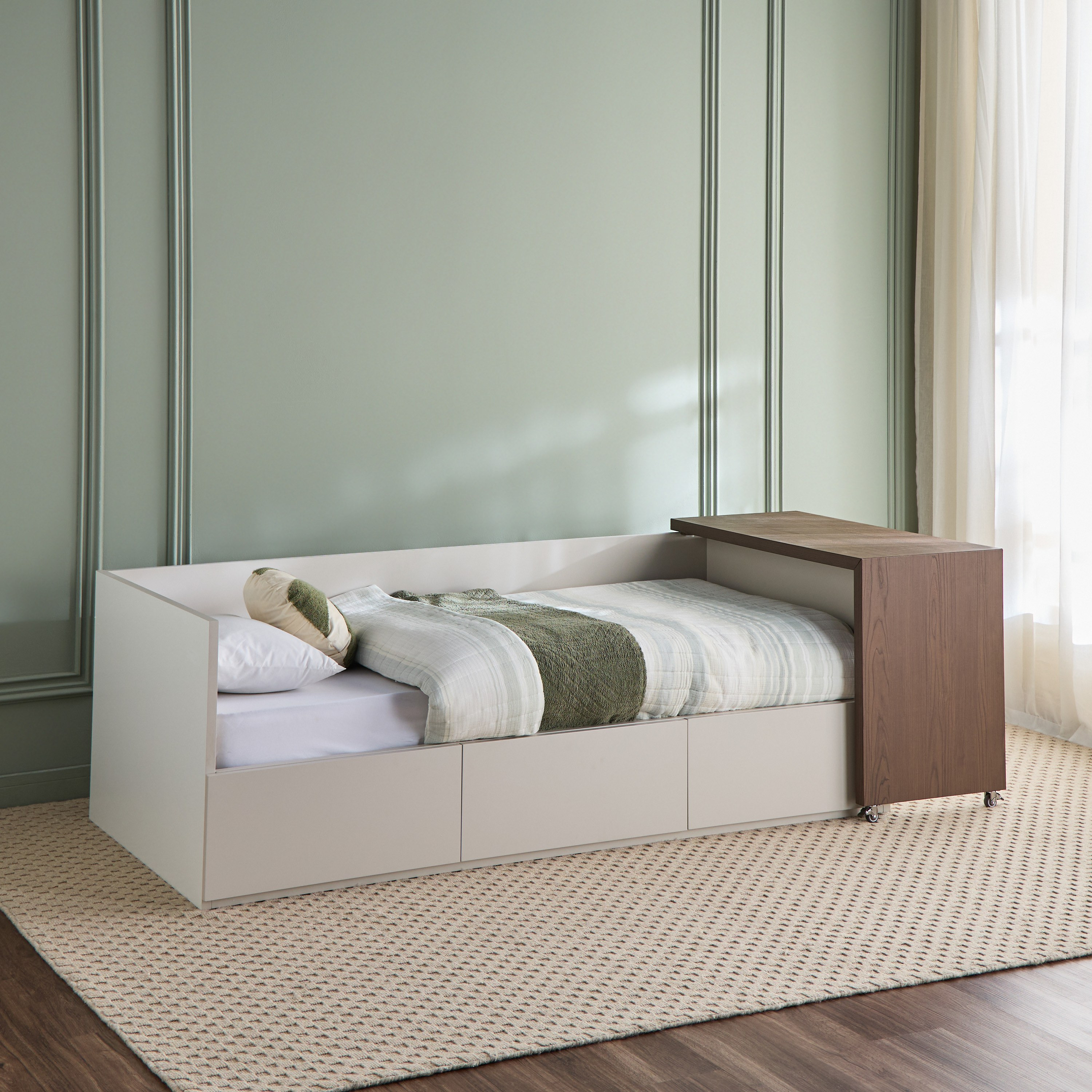 Verto Single Bed with Storage - 90x200 cm