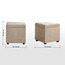 مقعد عثماني قماش بمساحة تخزين - فروست-furniture-sofaandseating-ottomansbeanbagsandpoufs-image-1