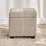 مقعد عثماني قماش بمساحة تخزين - فروست-furniture-sofaandseating-ottomansbeanbagsandpoufs-image-5