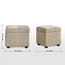 مقعد عثماني قماش بمساحة تخزين - فروست-furniture-sofaandseating-ottomansbeanbagsandpoufs-image-1