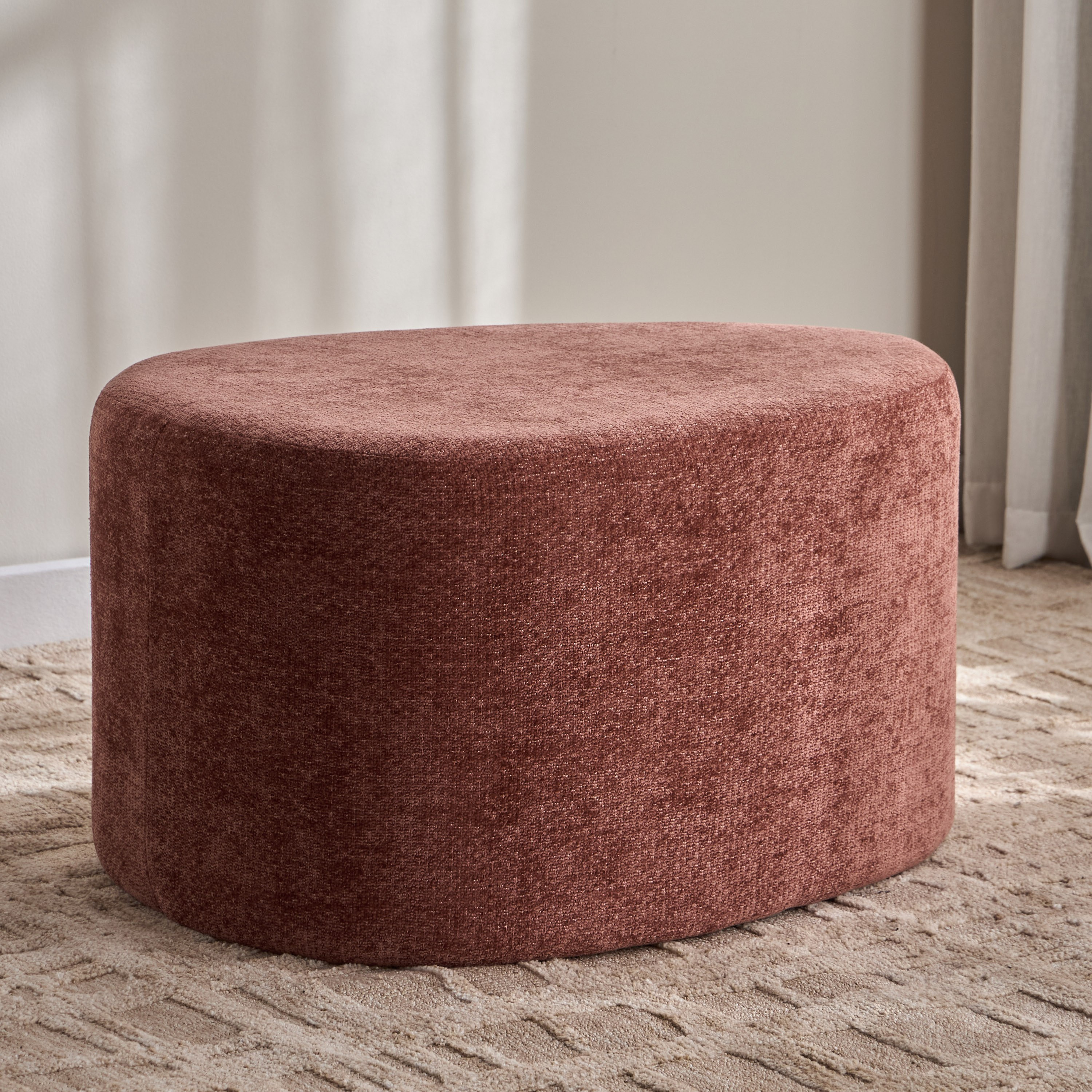 Halle Fabric Ottoman