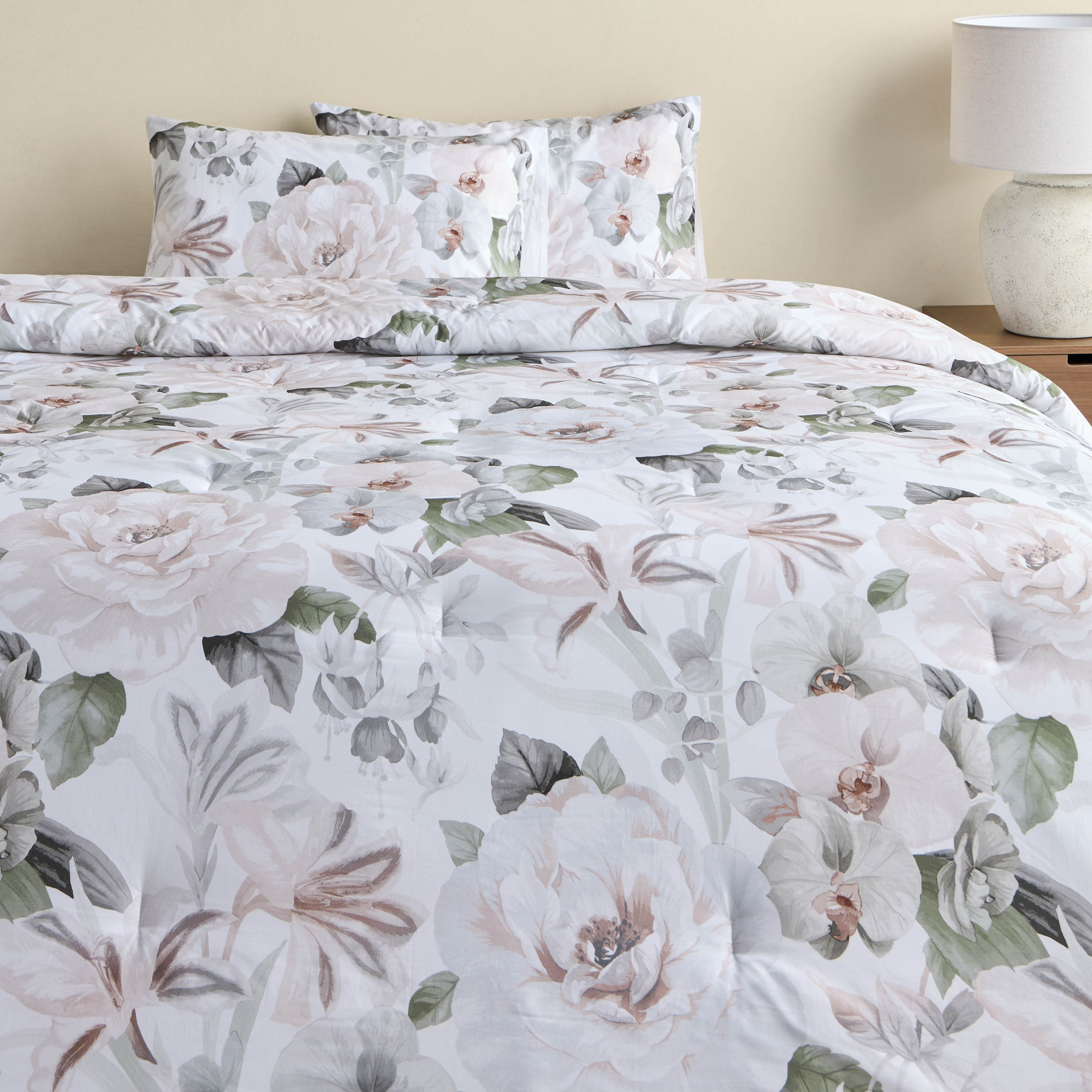 Stacy Cotton Printed 3-Piece Super King Comforter Set - 240x260 cm-household-bedding-comfortersandbedspreads-comforters-image-2