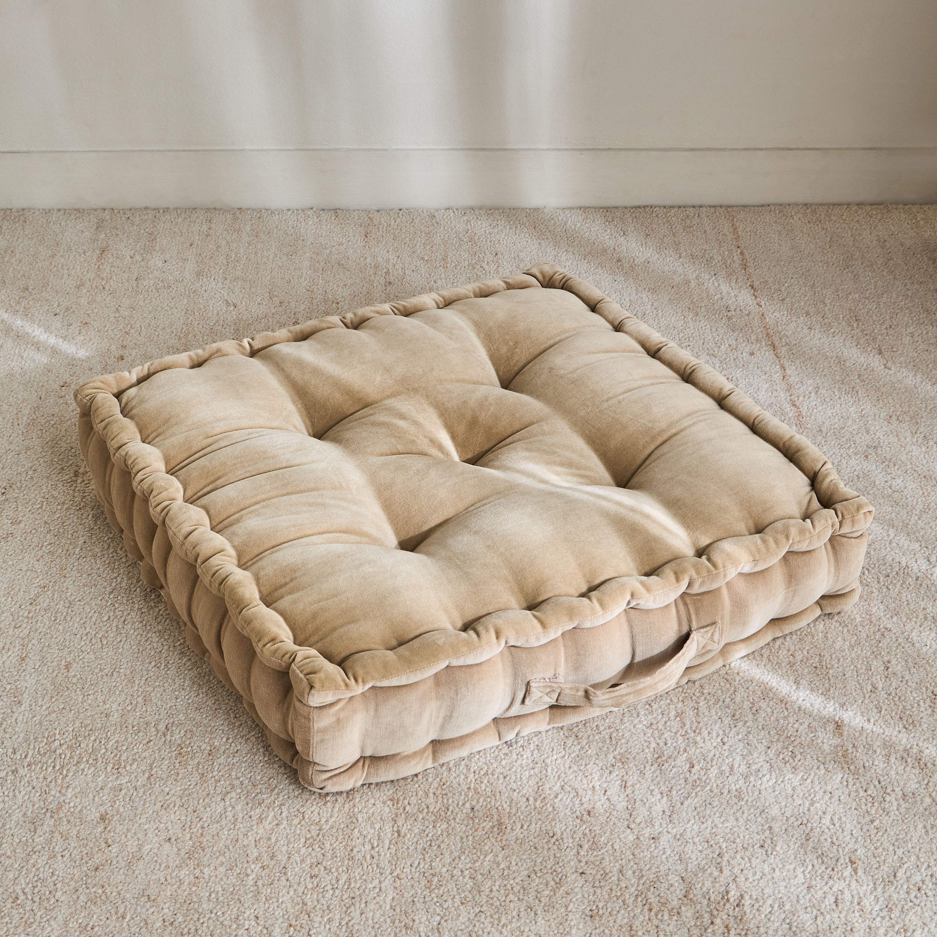 Kyoto Velvet Floor Cushion - 60x60 cm-household-cushionsandthrows-floorcushions-image-1