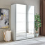 Scilato 2-Door Sliding Wardrobe with Drawers - Compact-furniture-bedroom-wardrobes-image-1
