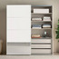 Scilato 2-Door Sliding Wardrobe with Drawers - Large-furniture-bedroom-wardrobes-image-4