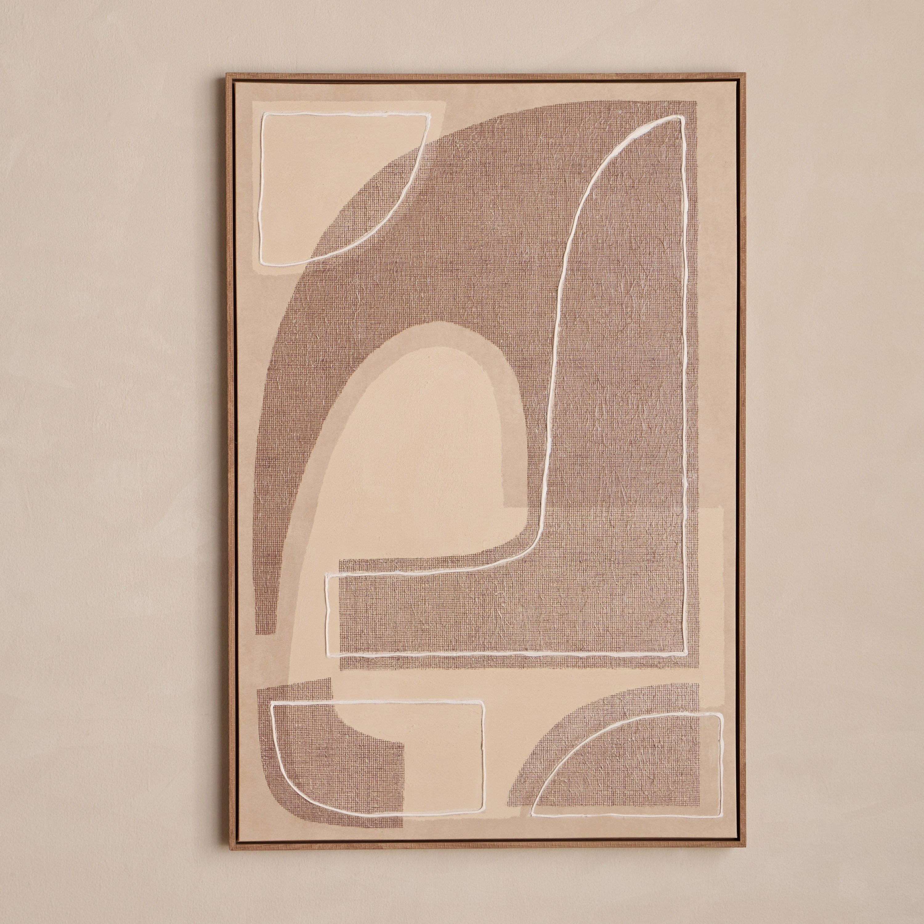Zahira Framed Canvas Wall Art - 80x120 cm