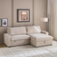 Amavi 3-Seater Fabric Right Corner Sofa Bed-furniture-sofaandseating-sofabedsanddaybeds-image-1