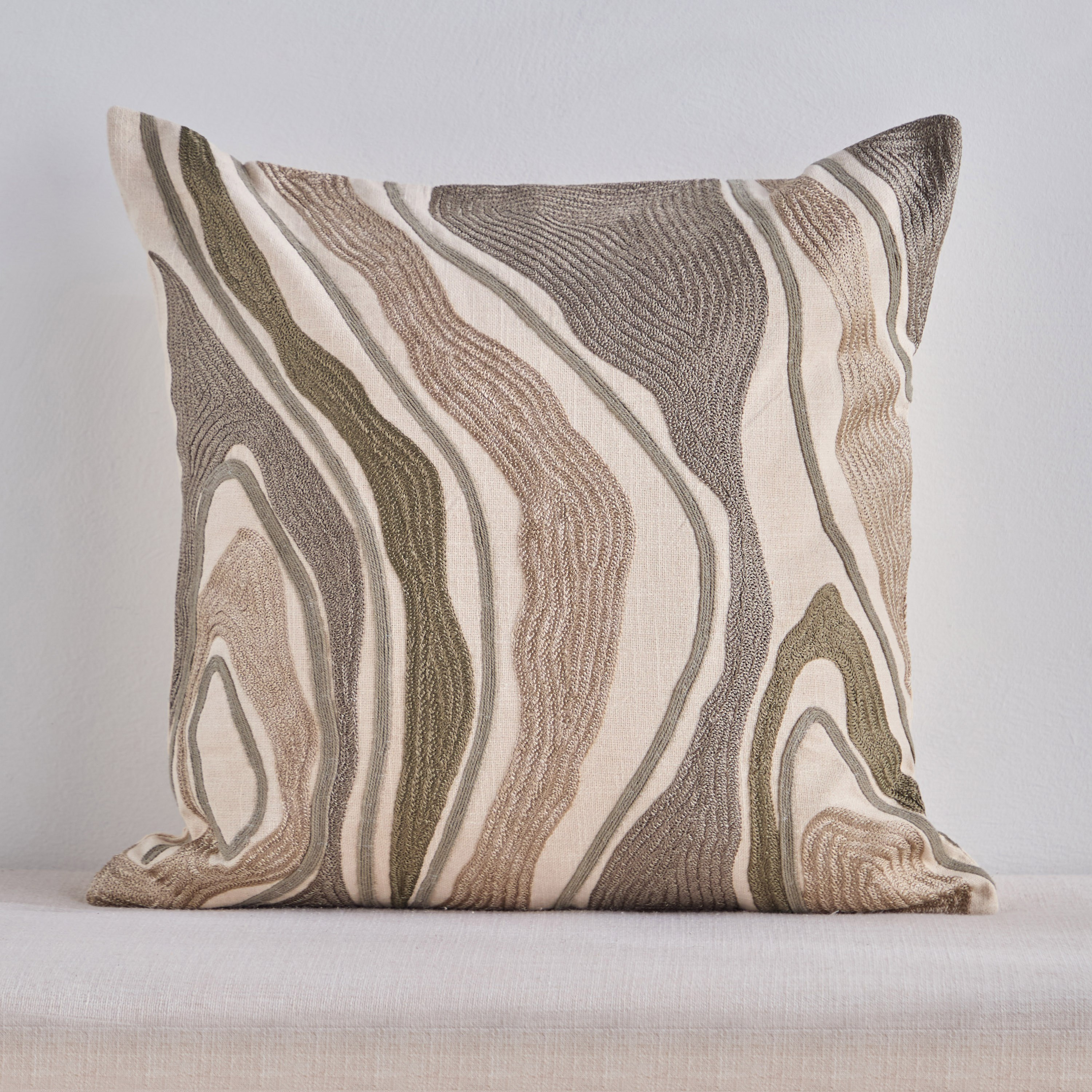 Sama Embroidered Cushion Cover - 50x50 cm-household-cushionsandthrows-cushioncovers-image-1
