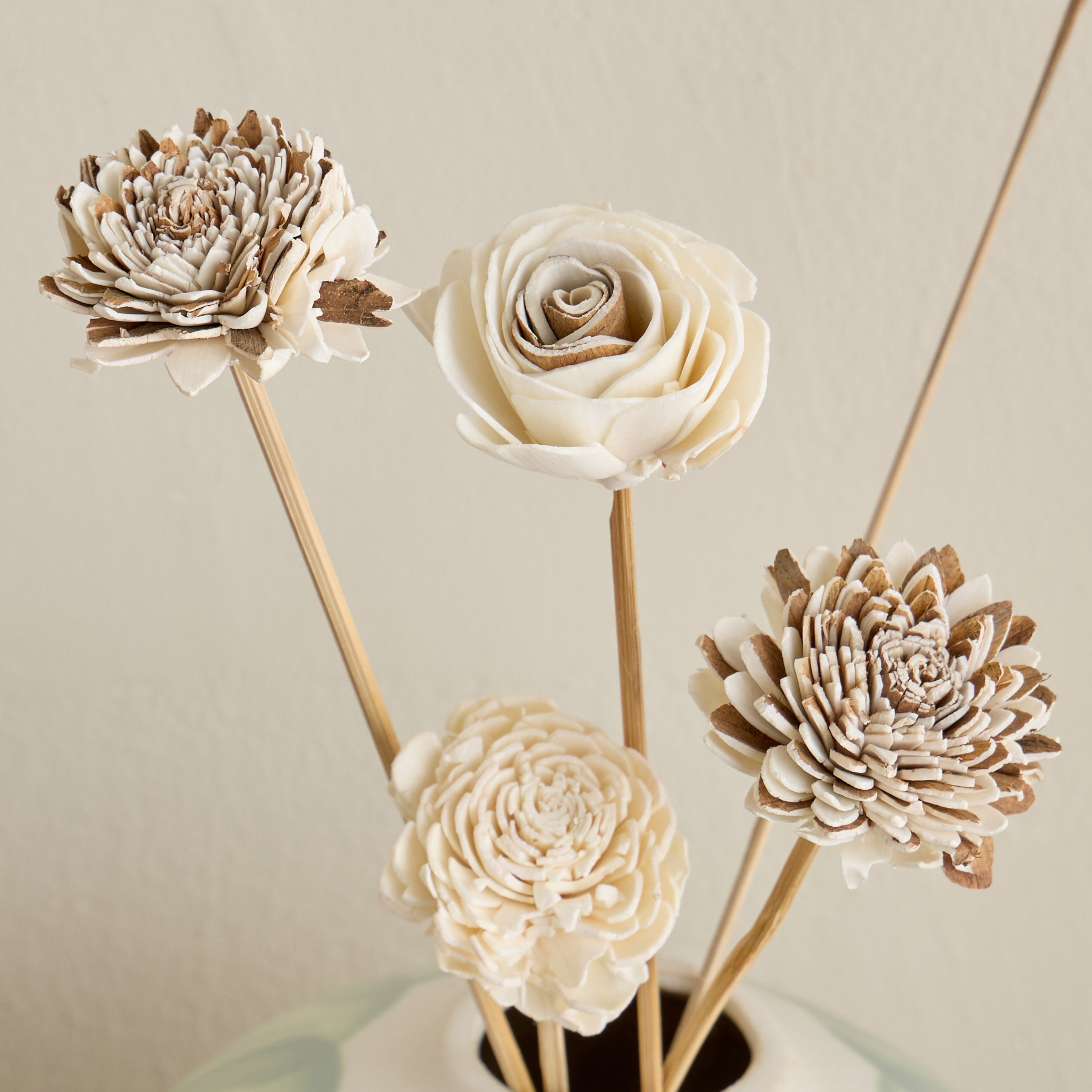 Decorative Dried Mixed Bouquet Arrangement - 50 cm-household-gardenandoutdoor-artificialflowersandplants-bundlesandbouquets-image-2