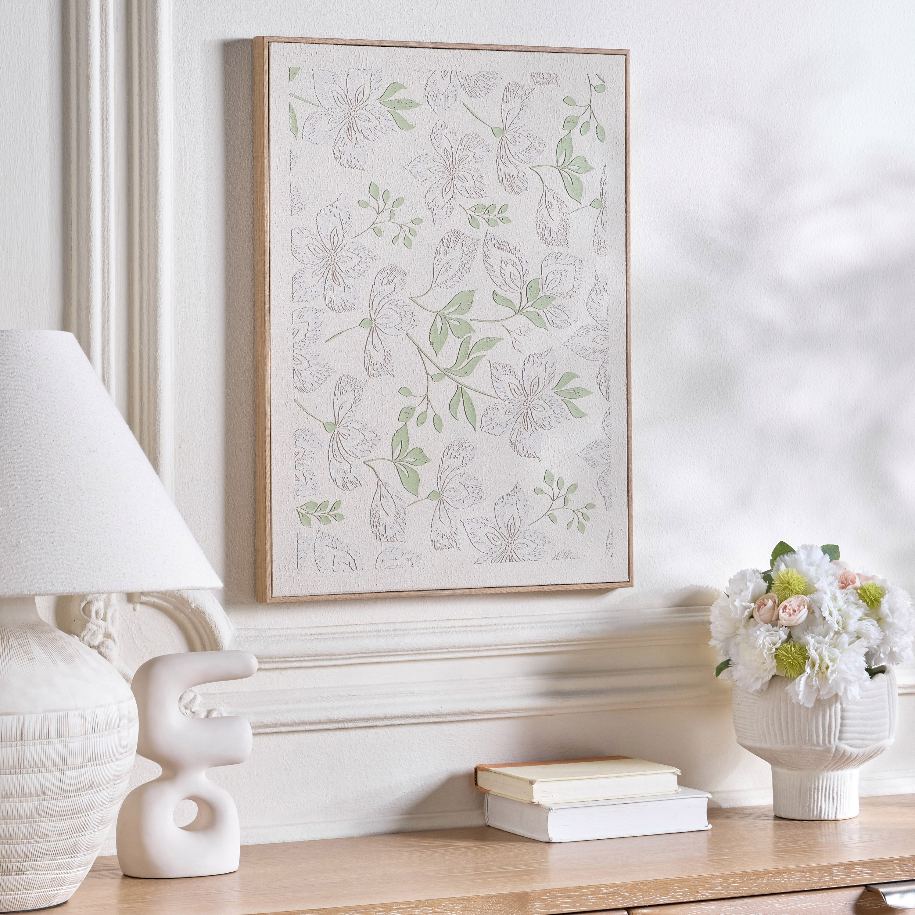 Basma Framed Canvas Wall Art - 45x60 cm-household-walldecorandmirrors-wallart-image-3