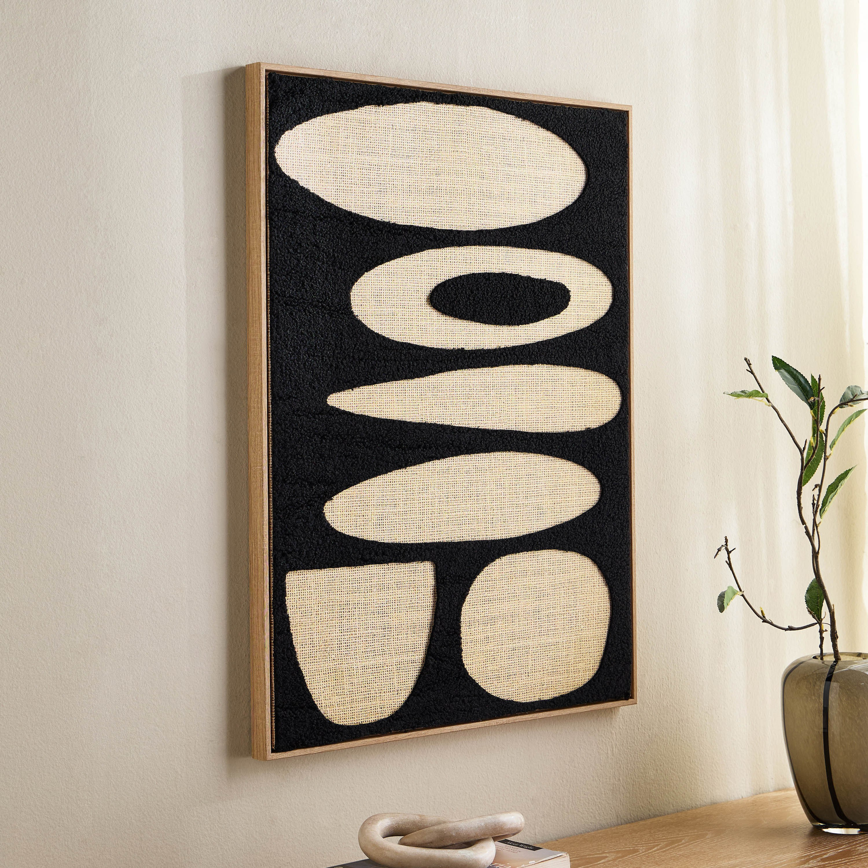 Una Framed Canvas Wall Art - 60x80 cm-household-walldecorandmirrors-wallart-image-3
