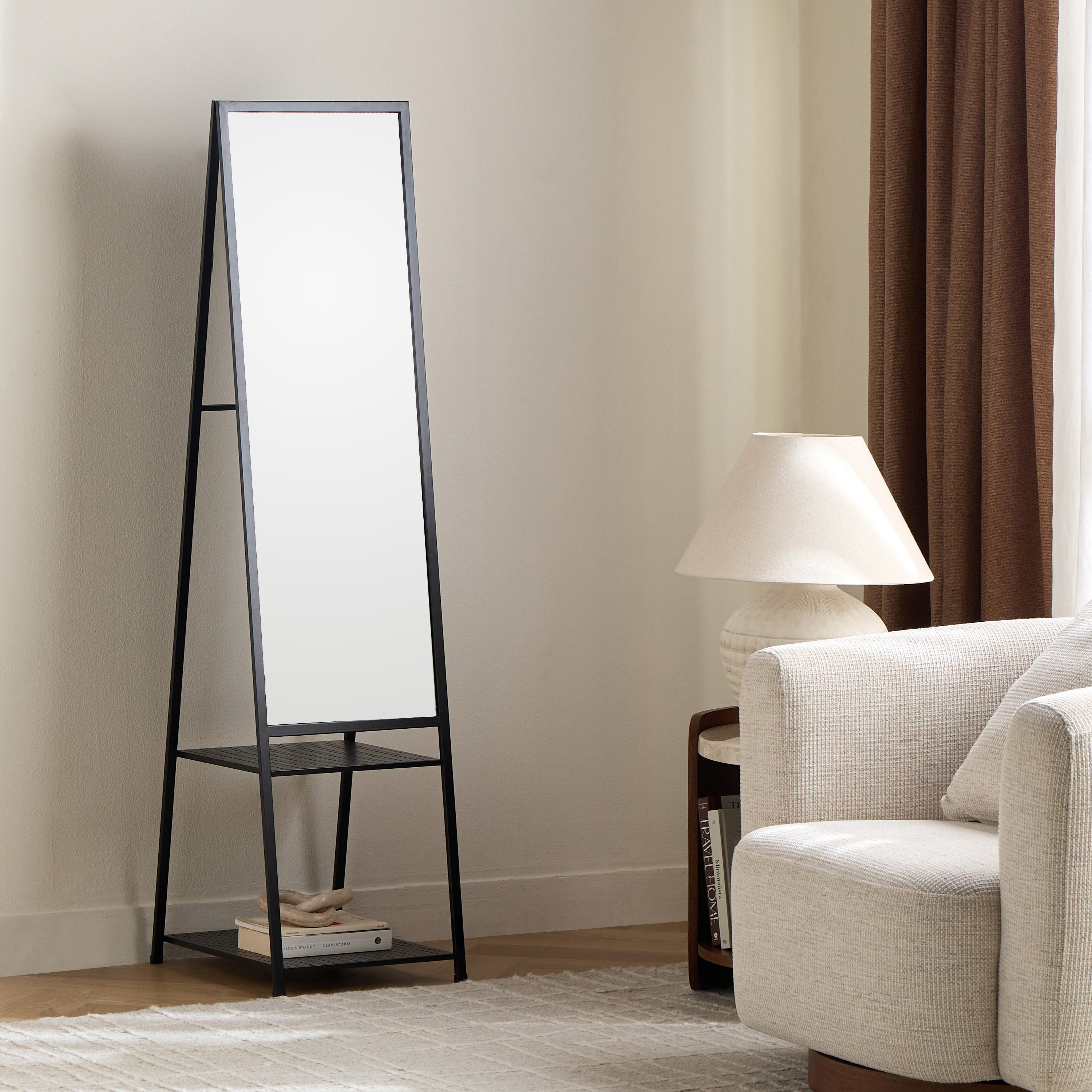 Hala Floor Mirror - 160x40 cm-household-walldecorandmirrors-mirrors-floormirrors-image-1