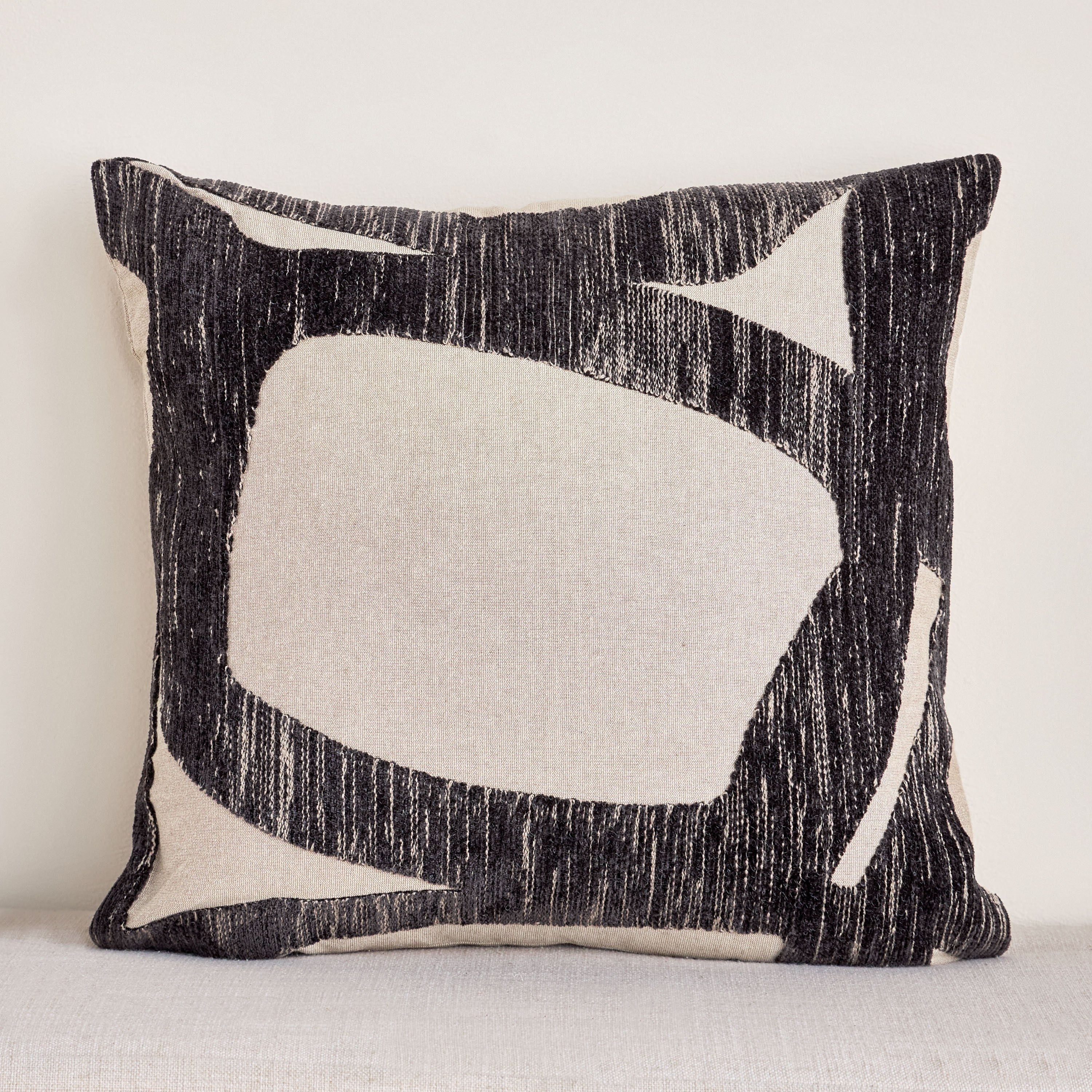 Verto Kara Embroidered Cushion Cover - 50x50 cm-household-cushionsandthrows-cushioncovers-image-1