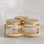 Sylvia 3-Piece Jar Set with Lazy Susan - 380 ml-household-kitchen-foodstorage-pantryandstorage-image-1