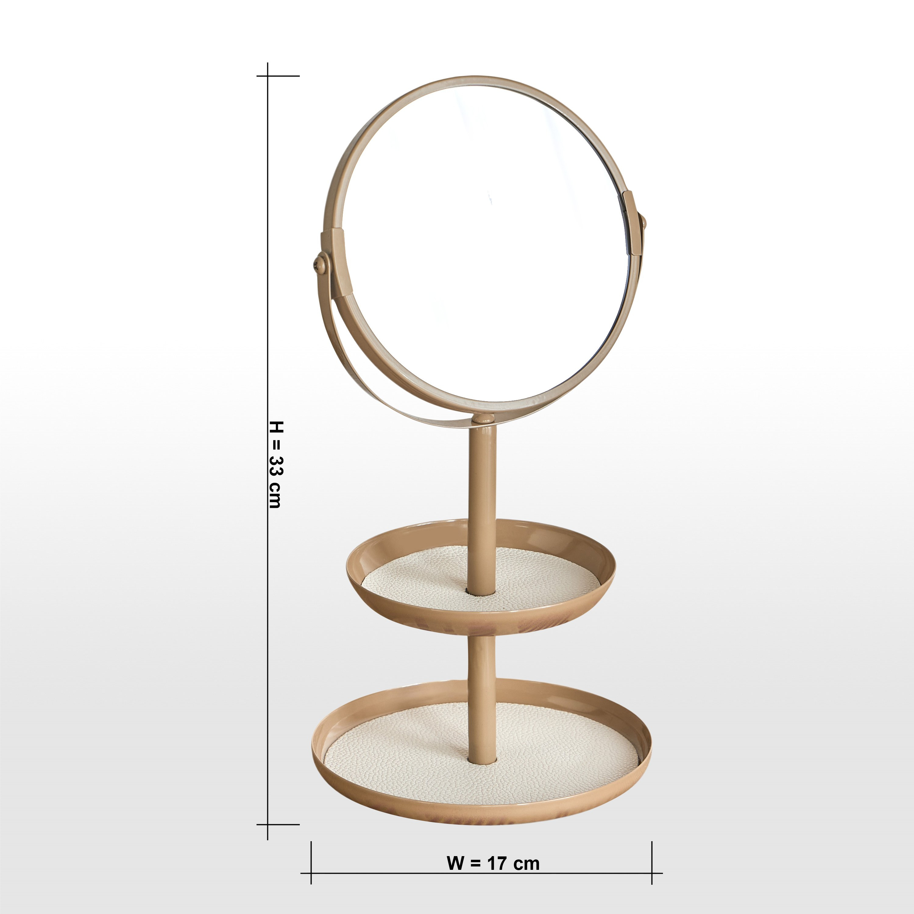 Verto Vanity Mirror - 33 cm-household-storage-cosmeticorganizing-makeupmirrors-image-5