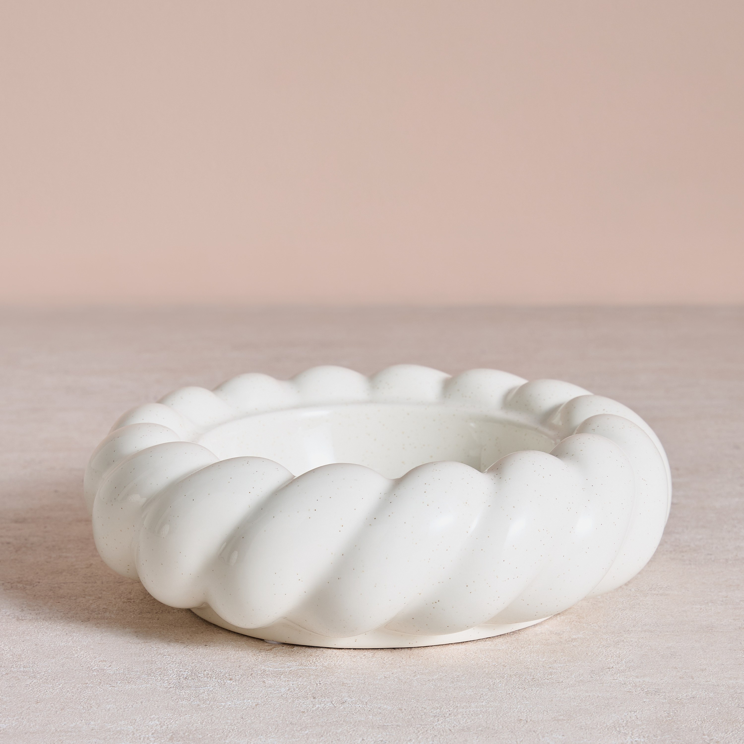 Nomad Raha Ceramic Decorative Bowl - 26 cm-household-decor-vasesandbowls-image-1