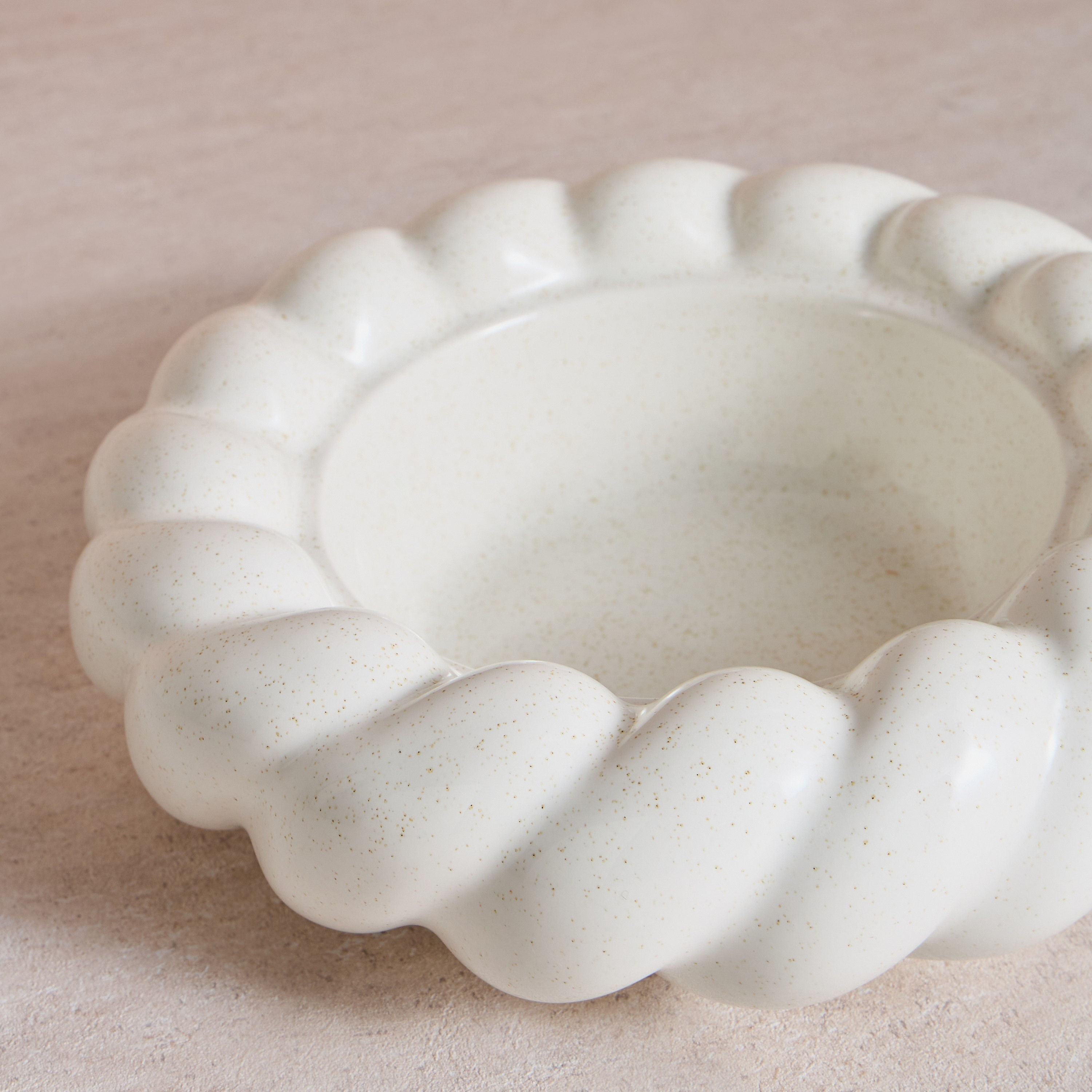 Nomad Raha Ceramic Decorative Bowl - 31 cm-household-decor-vasesandbowls-image-2
