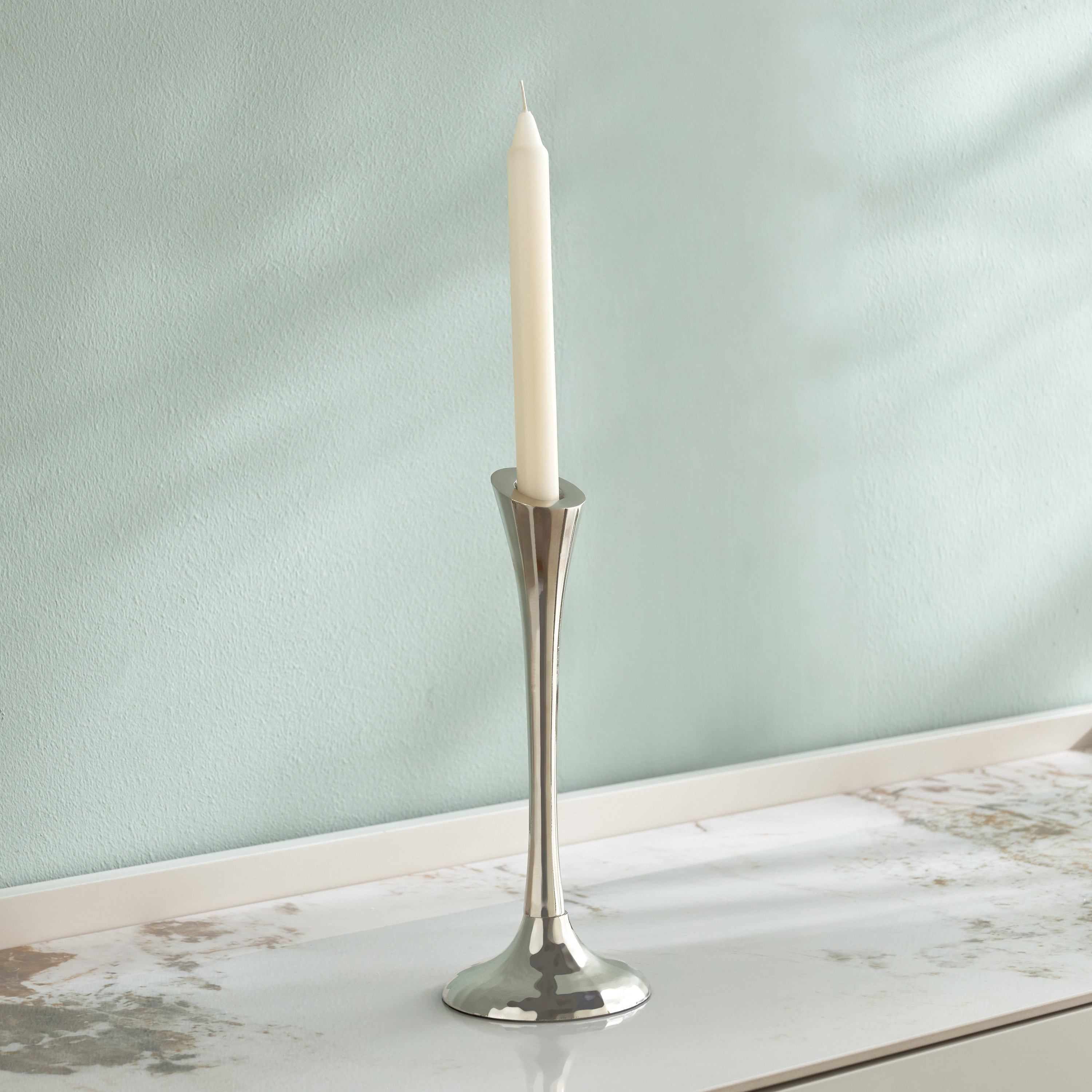 Orientale Diana Metal Taper Candle Holder - 31 cm